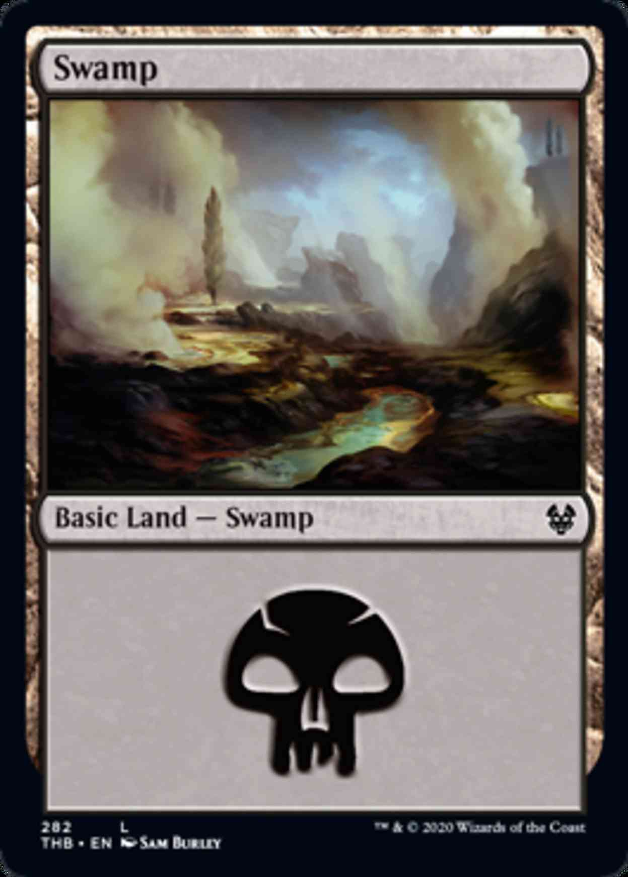 Swamp (282) magic card front