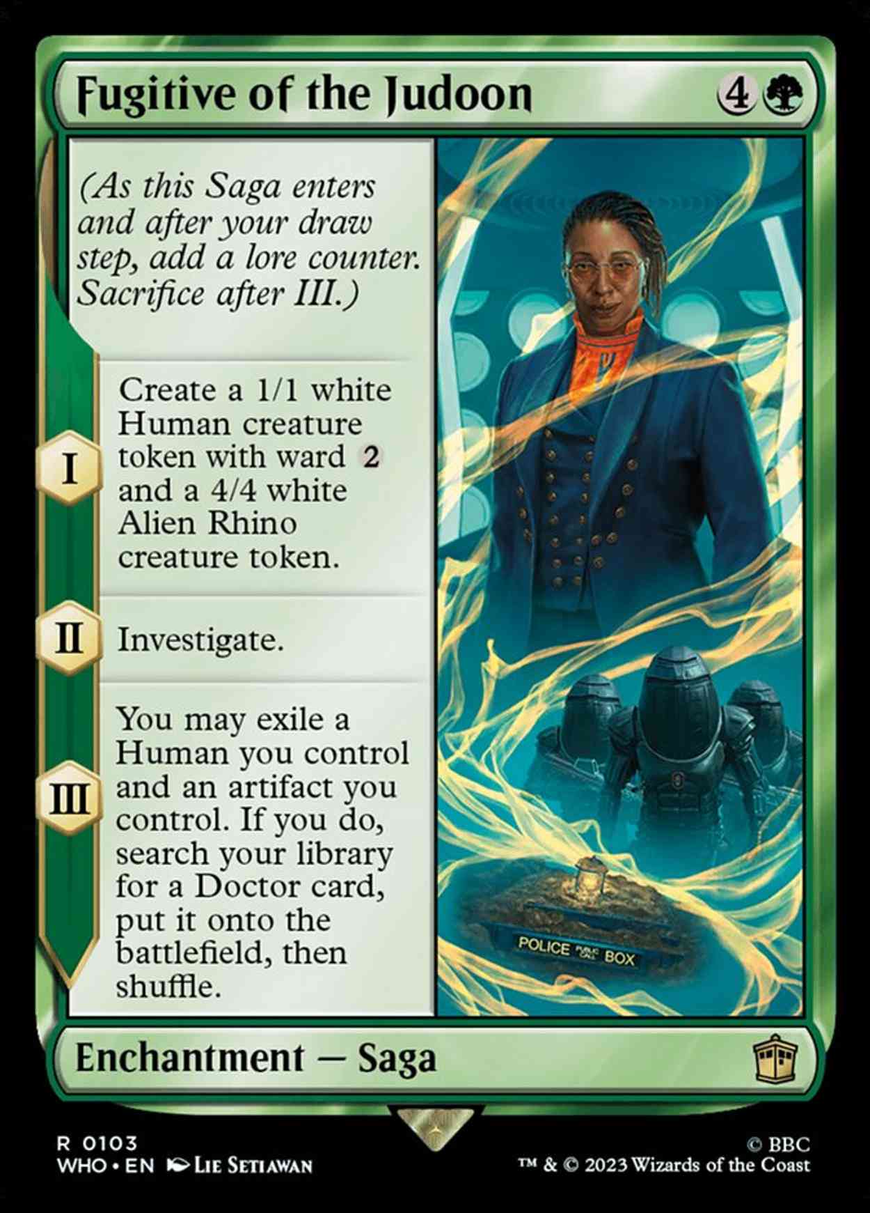 Fugitive of the Judoon magic card front