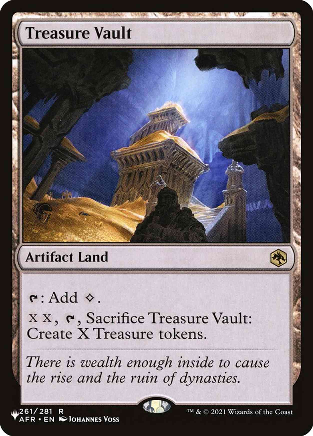 Treasure Vault magic card front