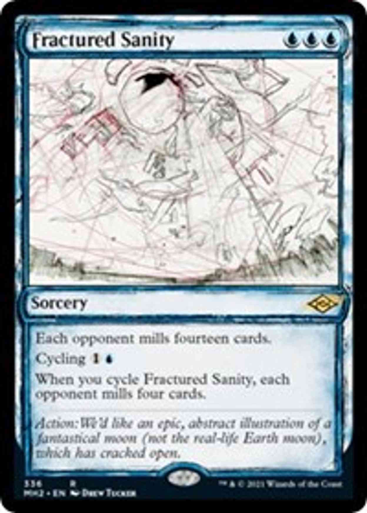 Fractured Sanity (Showcase) magic card front