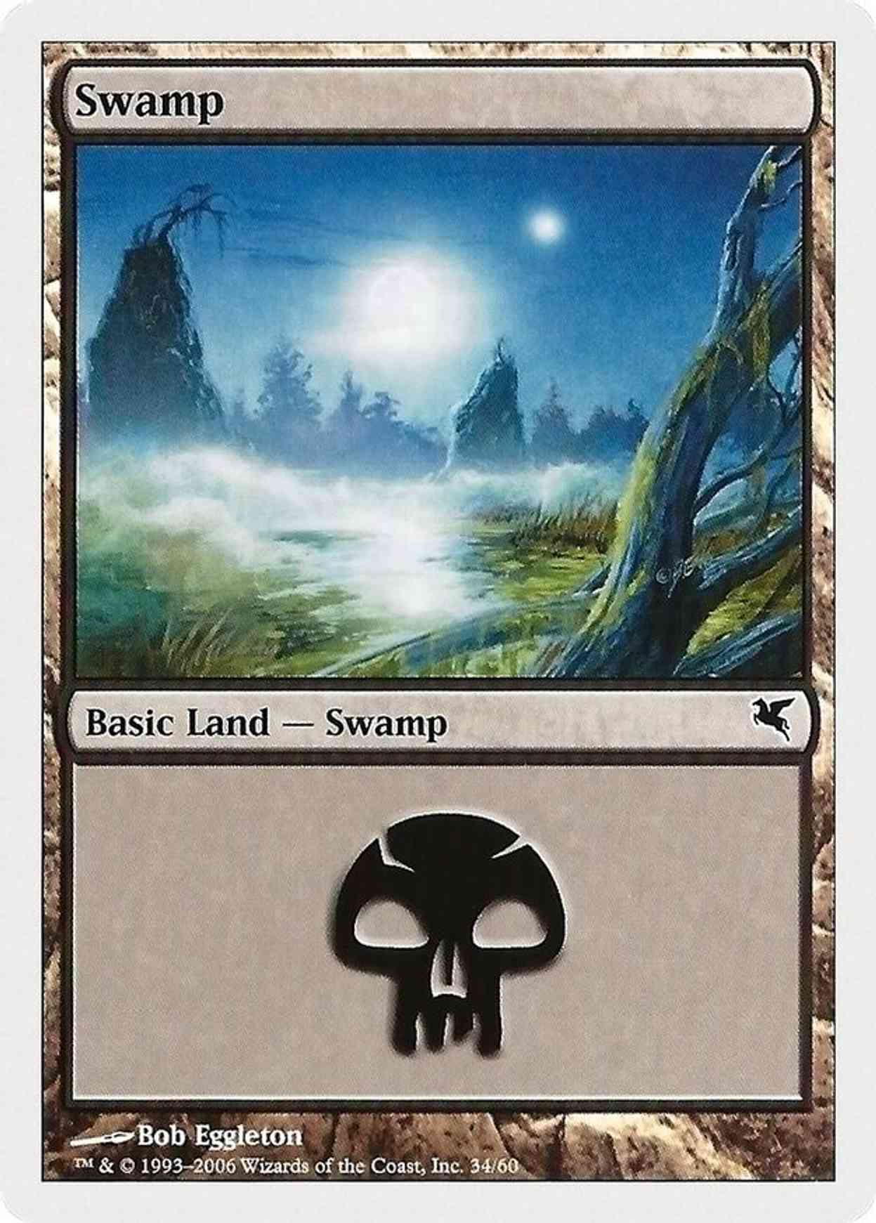 Swamp (34) magic card front