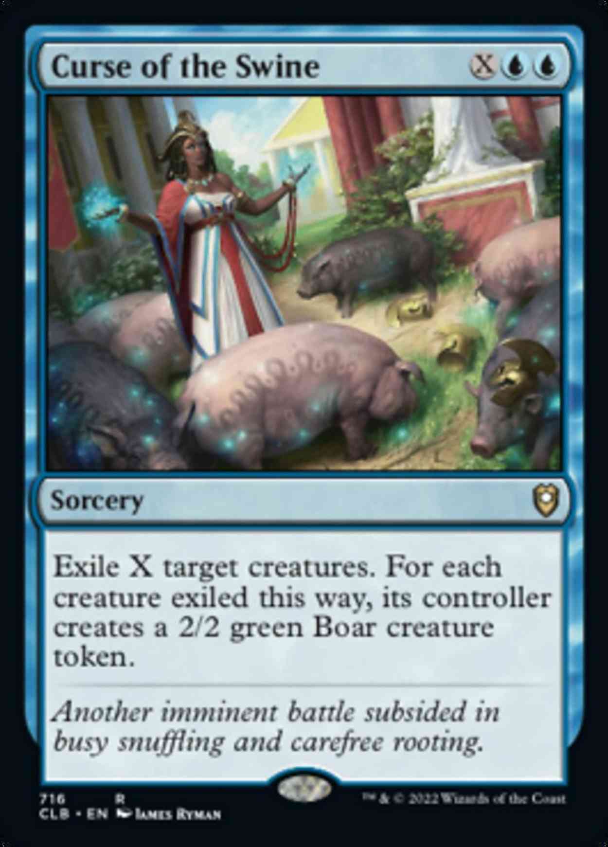 Curse of the Swine magic card front