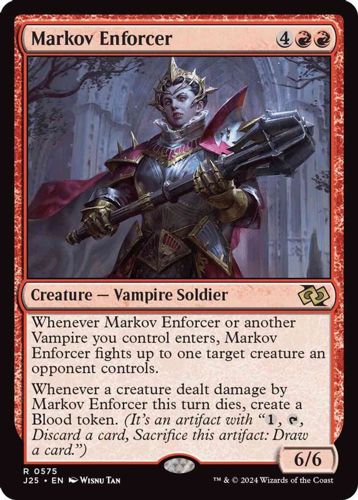 Markov Enforcer magic card front