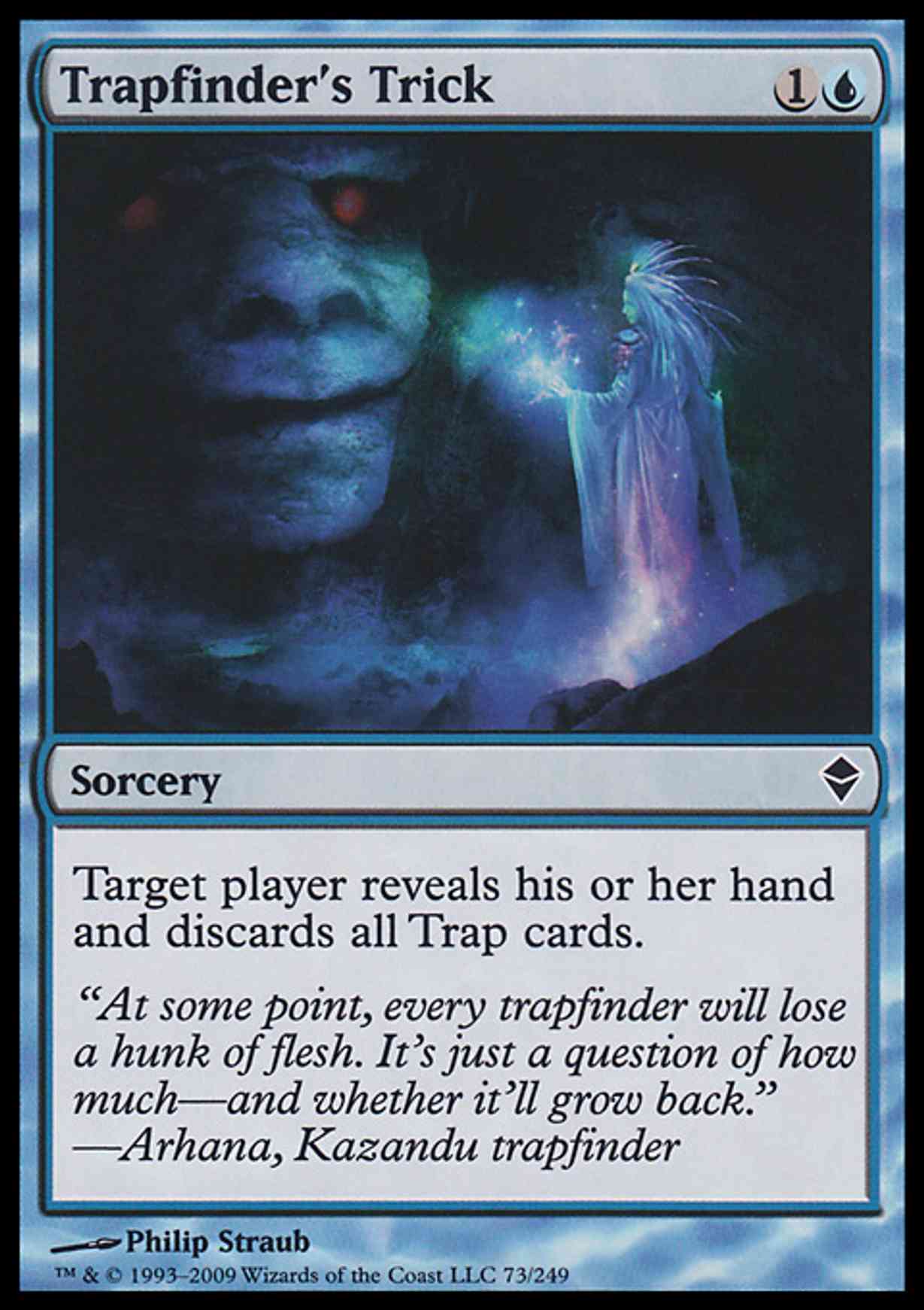 Trapfinder's Trick magic card front