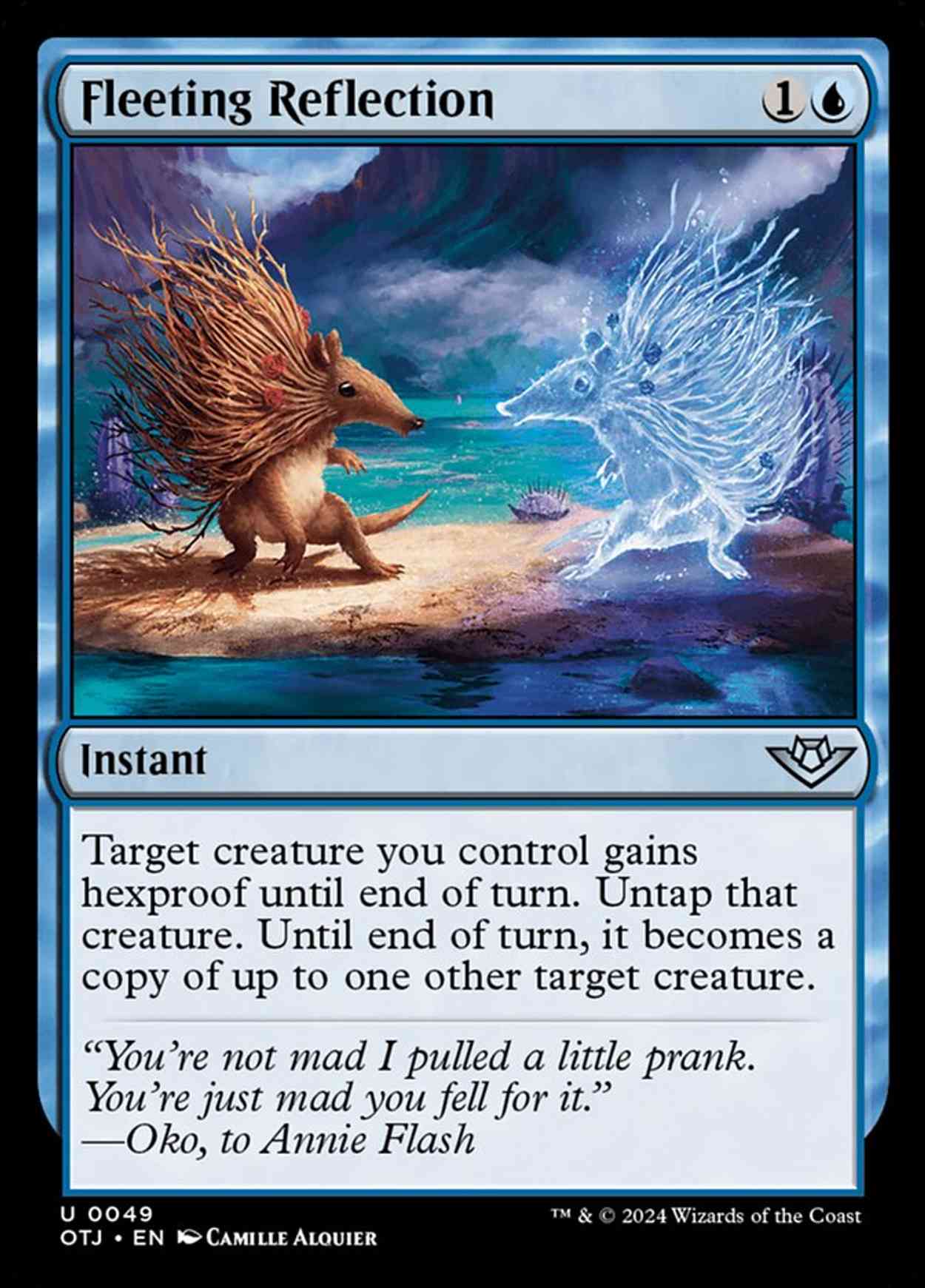 Fleeting Reflection magic card front