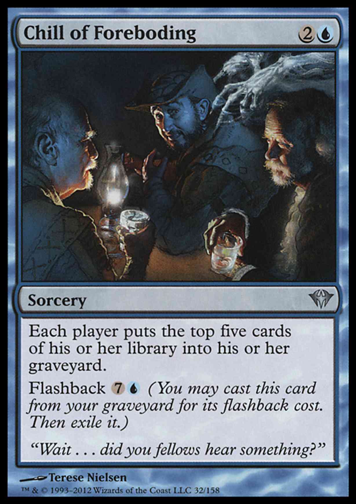 Chill of Foreboding magic card front