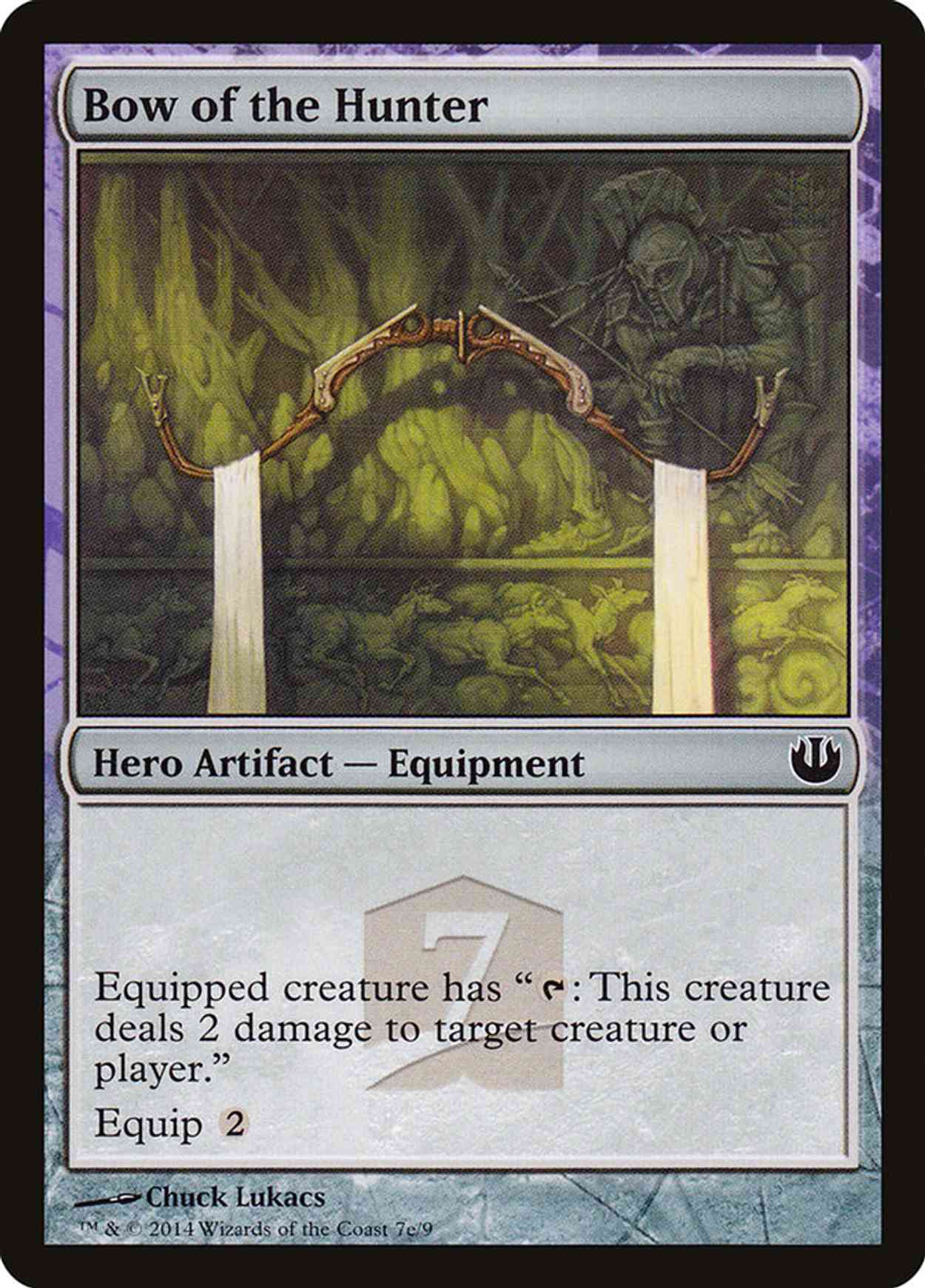 Bow of the Hunter magic card front