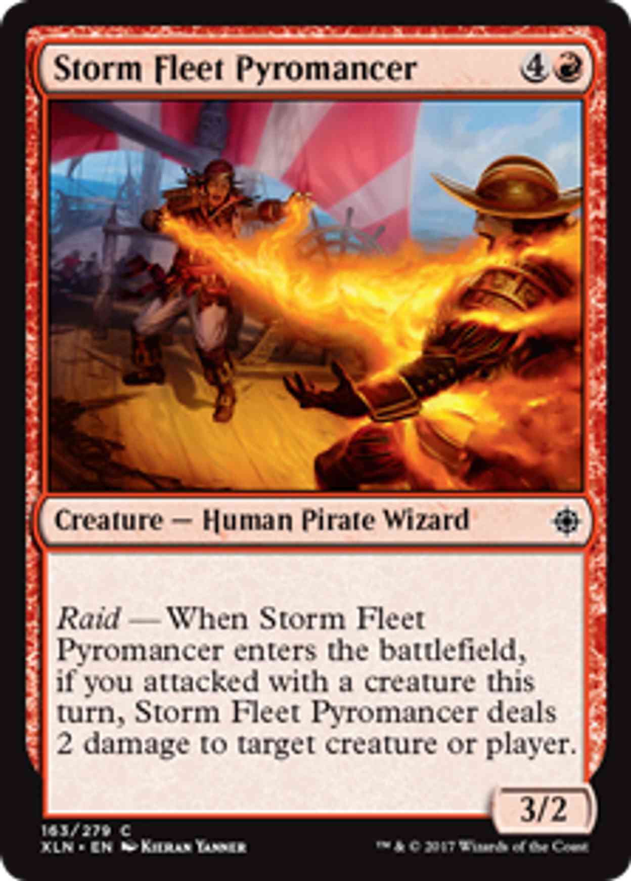 Storm Fleet Pyromancer magic card front