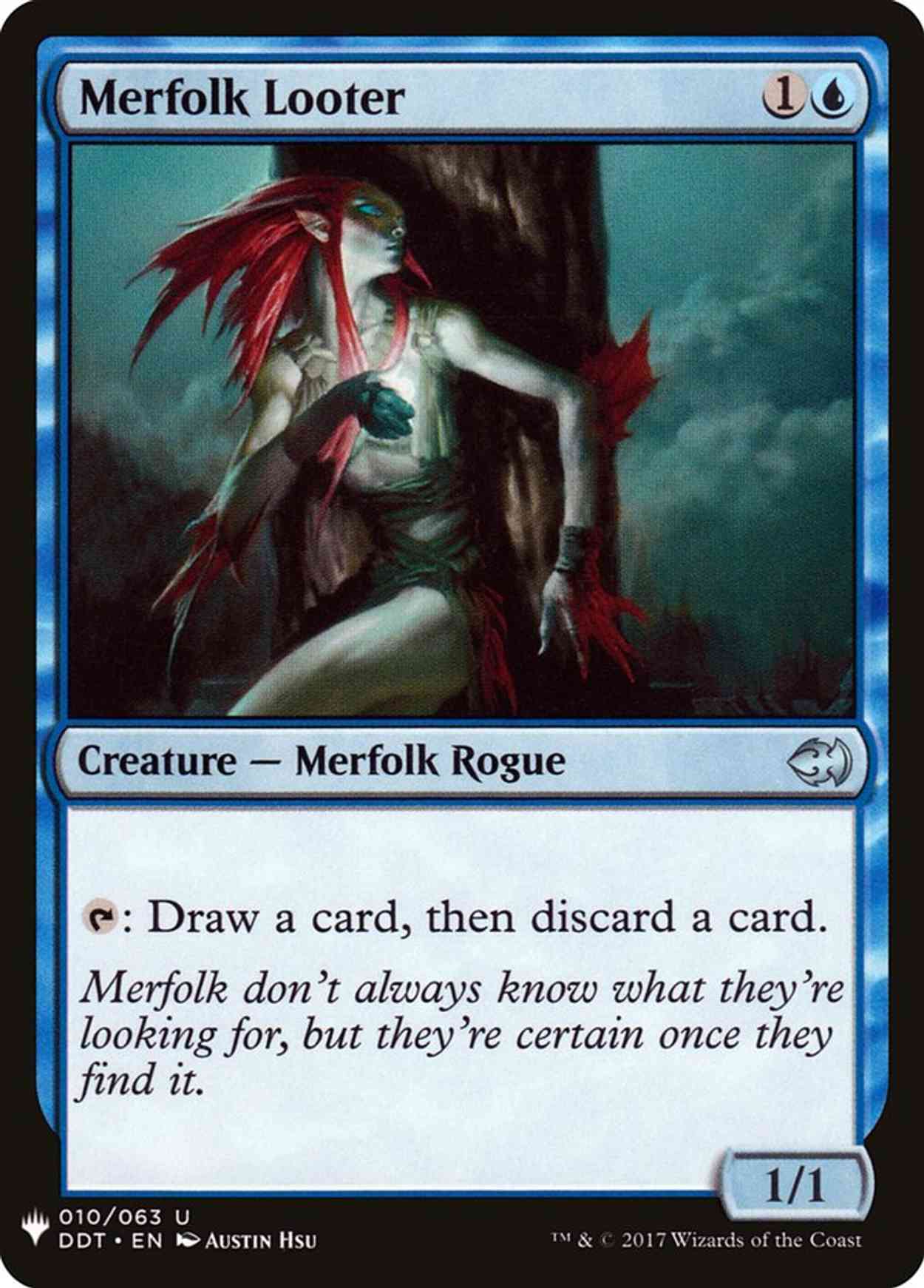 Merfolk Looter magic card front