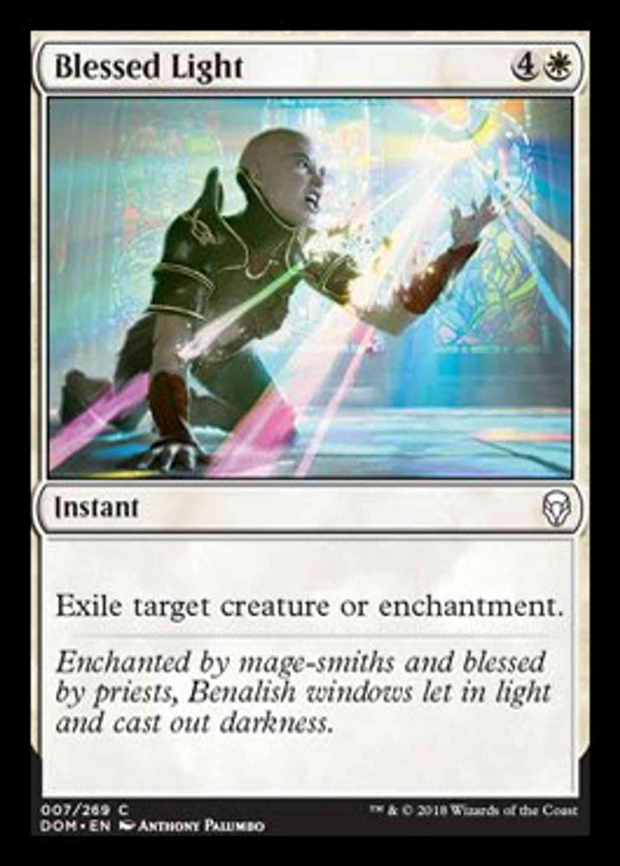 Blessed Light magic card front