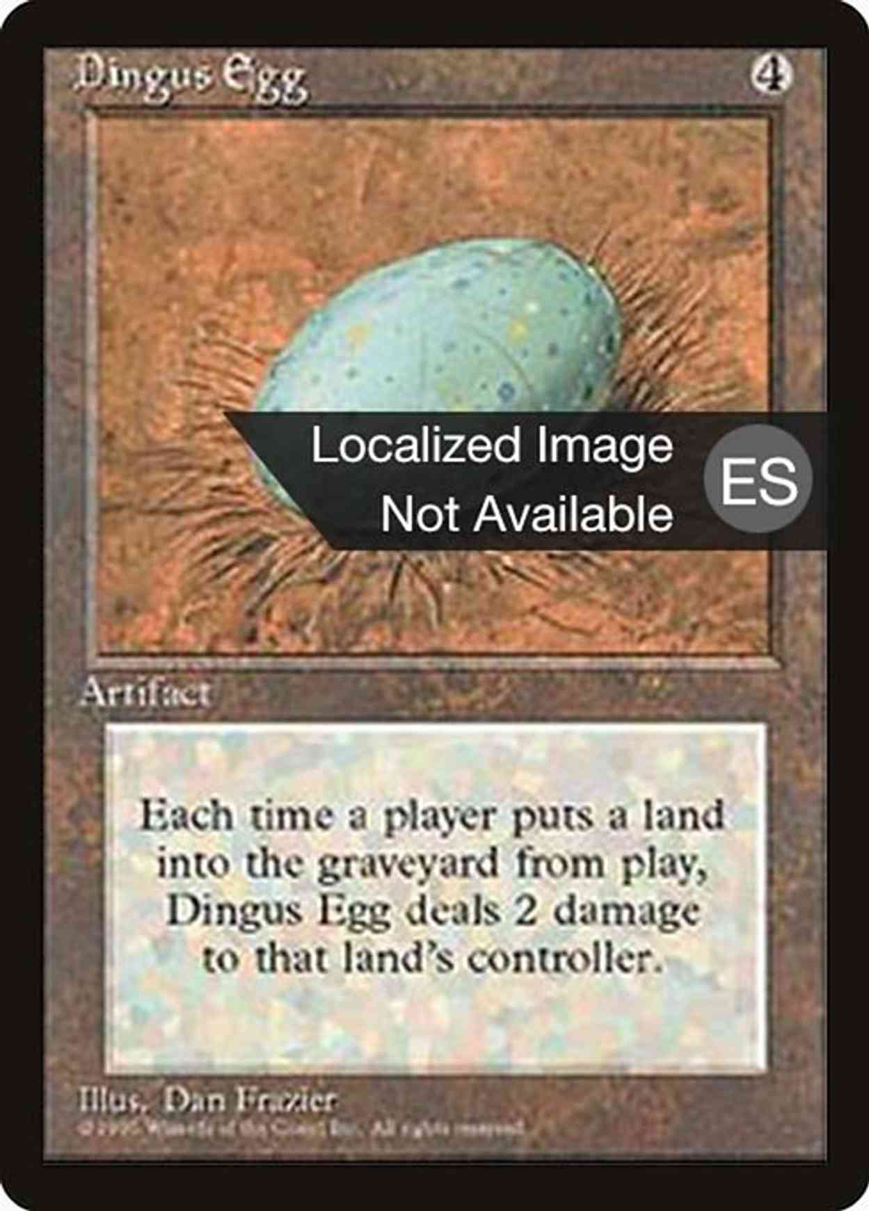 Dingus Egg magic card front