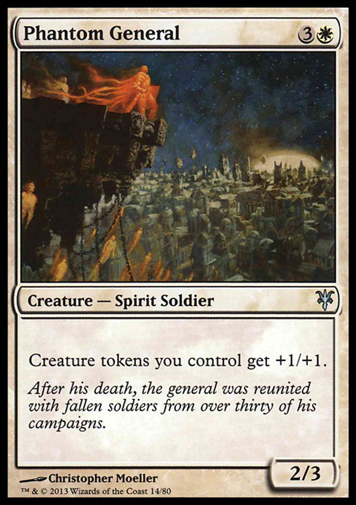 Phantom General magic card front