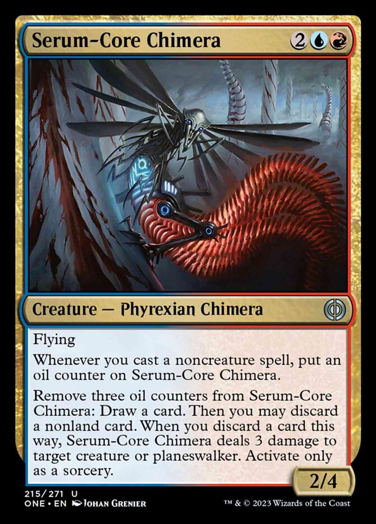 Serum-Core Chimera magic card front
