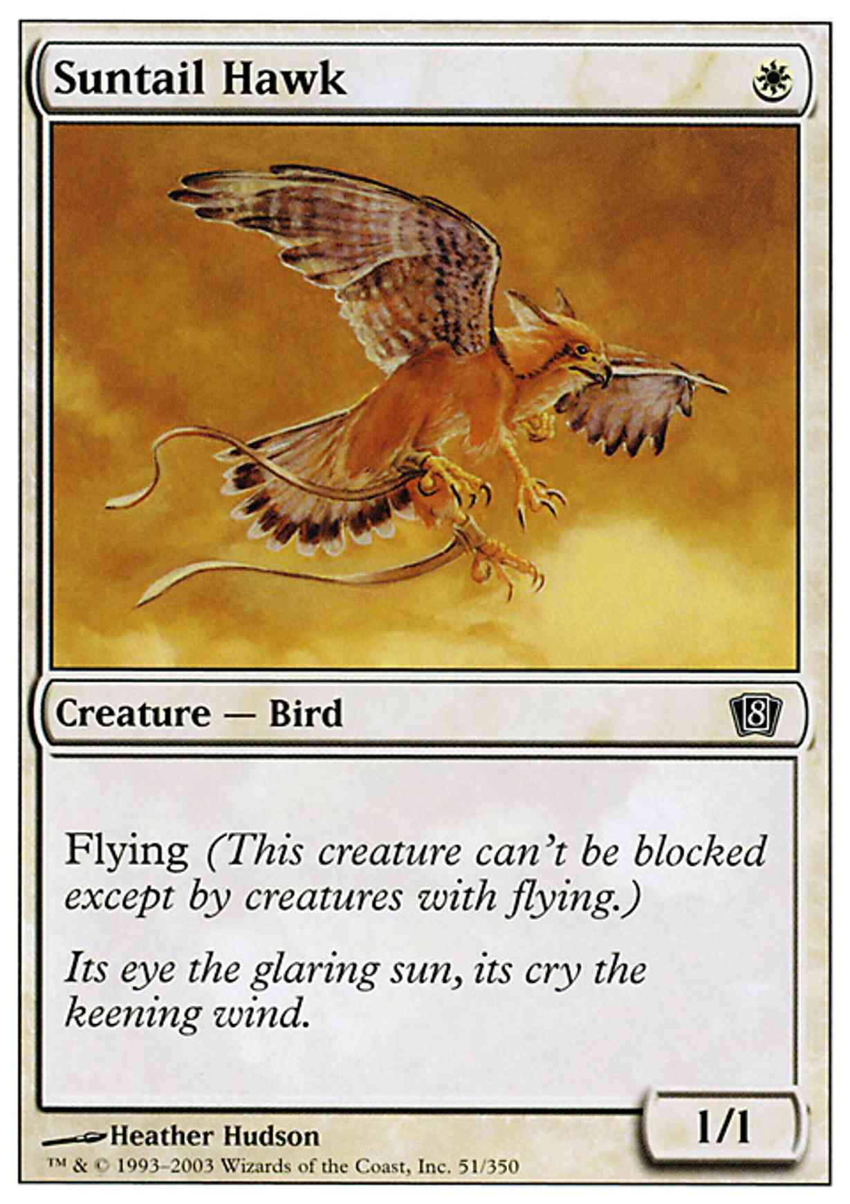 Suntail Hawk magic card front