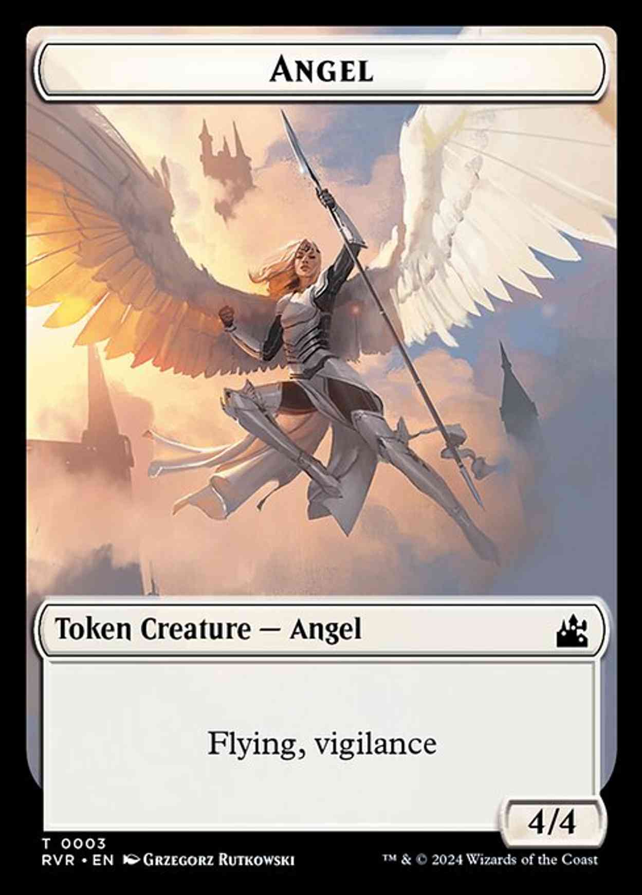 Angel Token (0003) magic card front