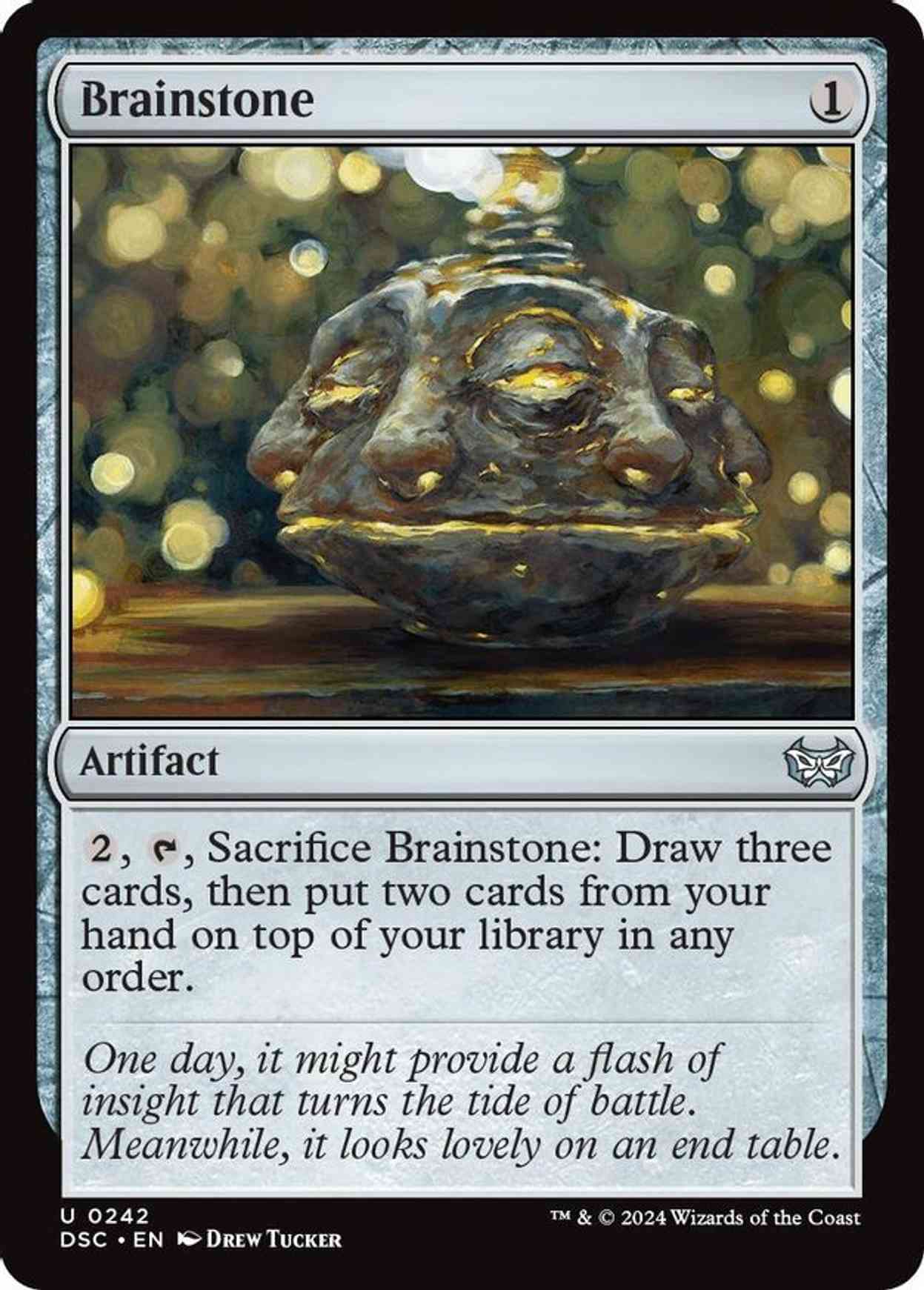 Brainstone magic card front