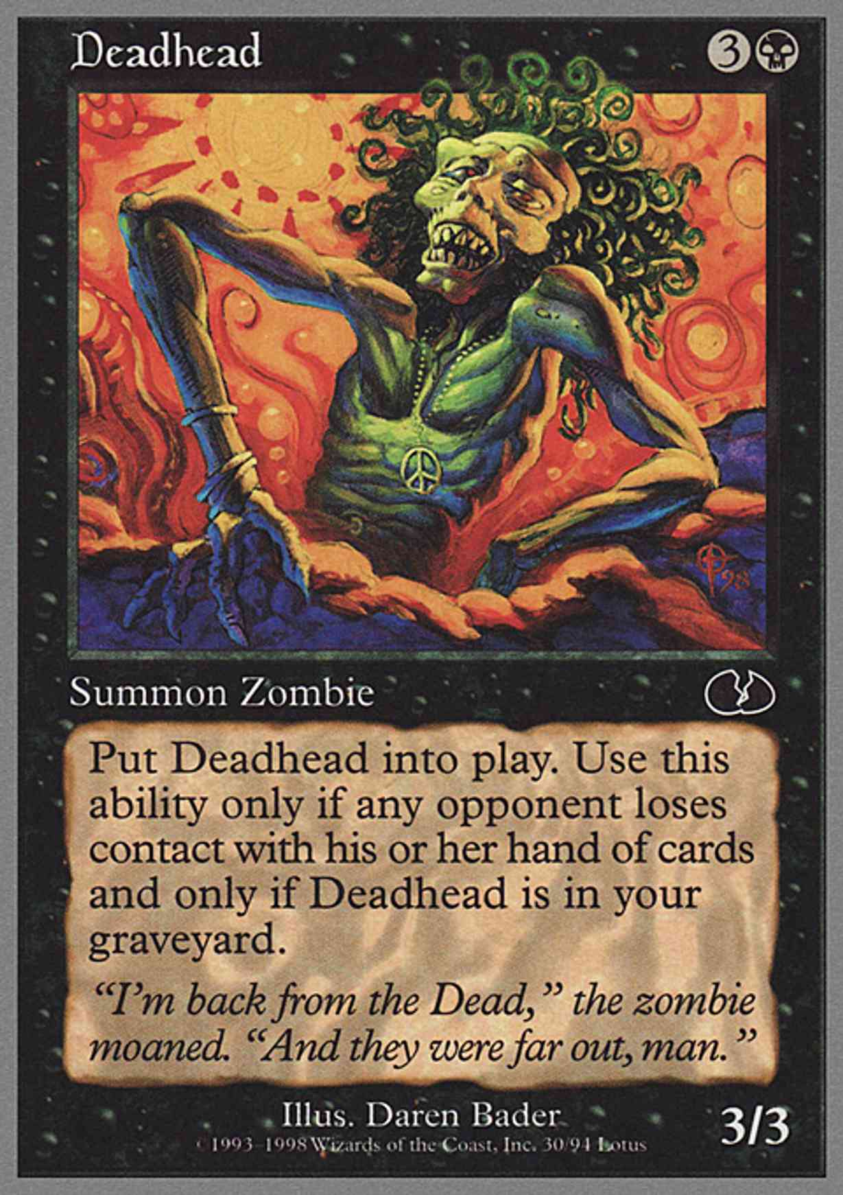 Deadhead magic card front