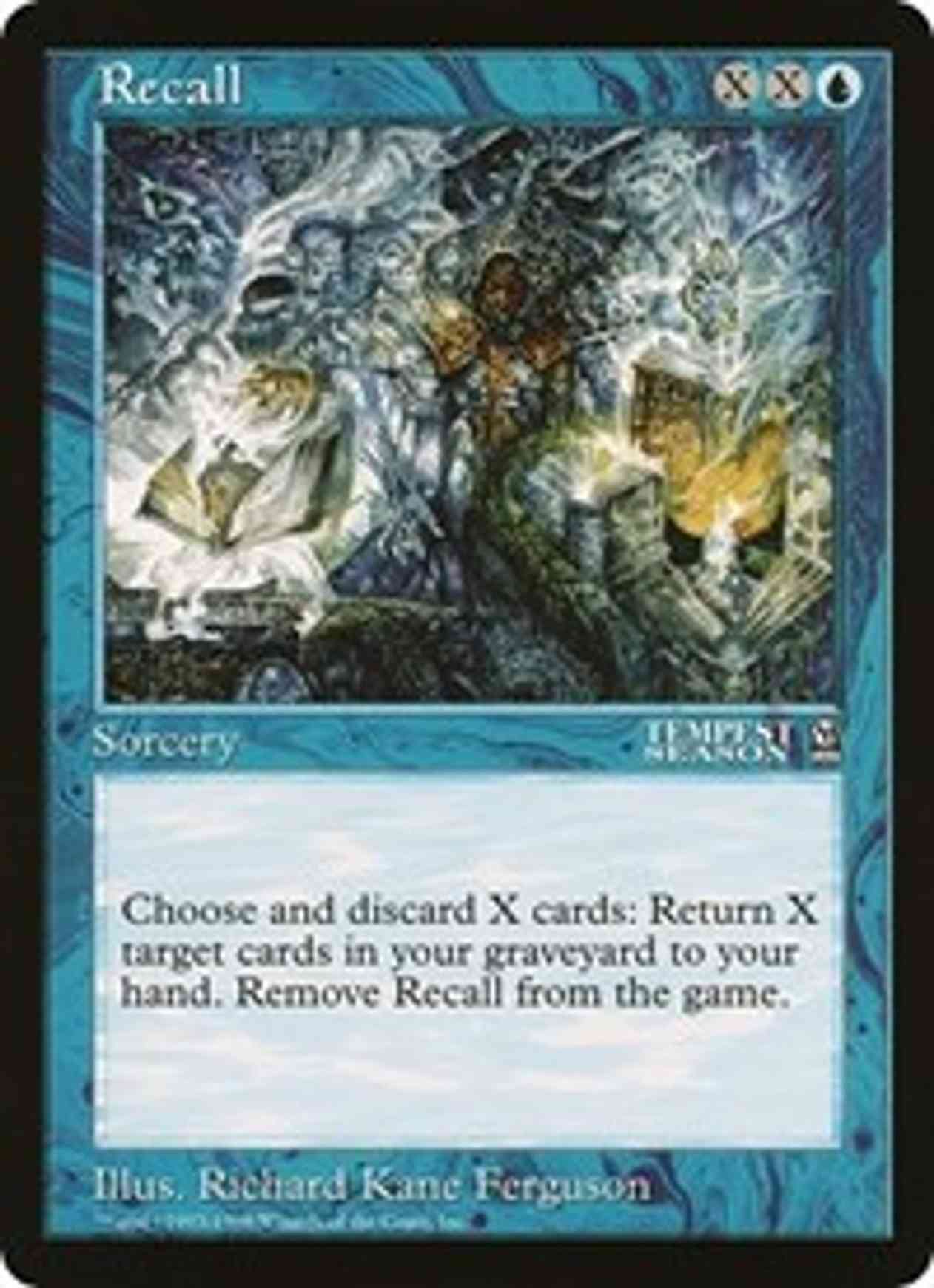 Recall (Oversized) magic card front