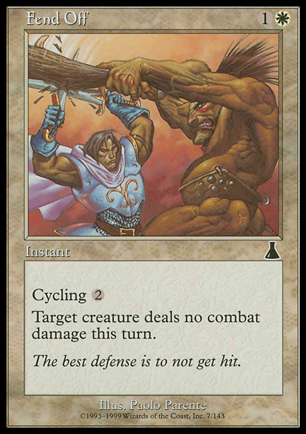 Fend Off magic card front