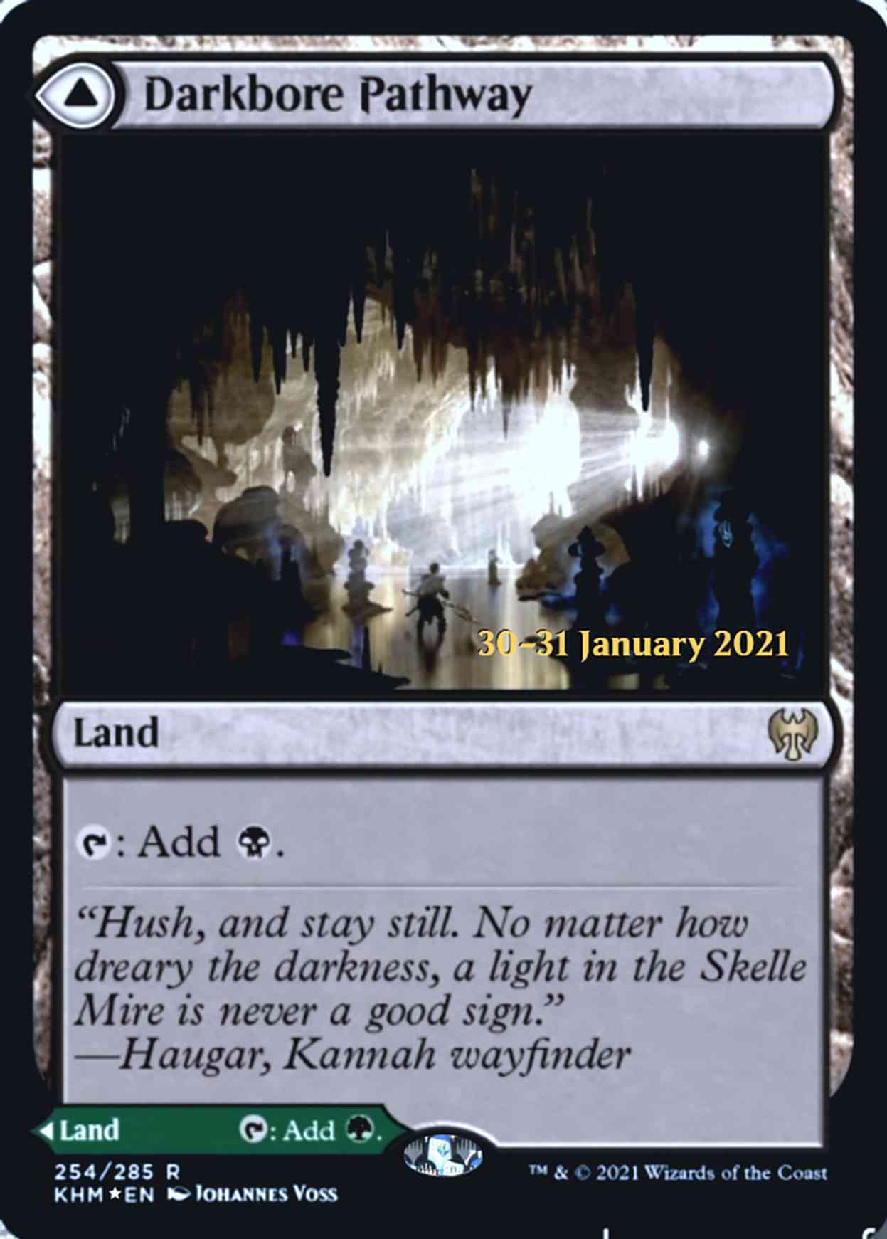 Darkbore Pathway magic card front