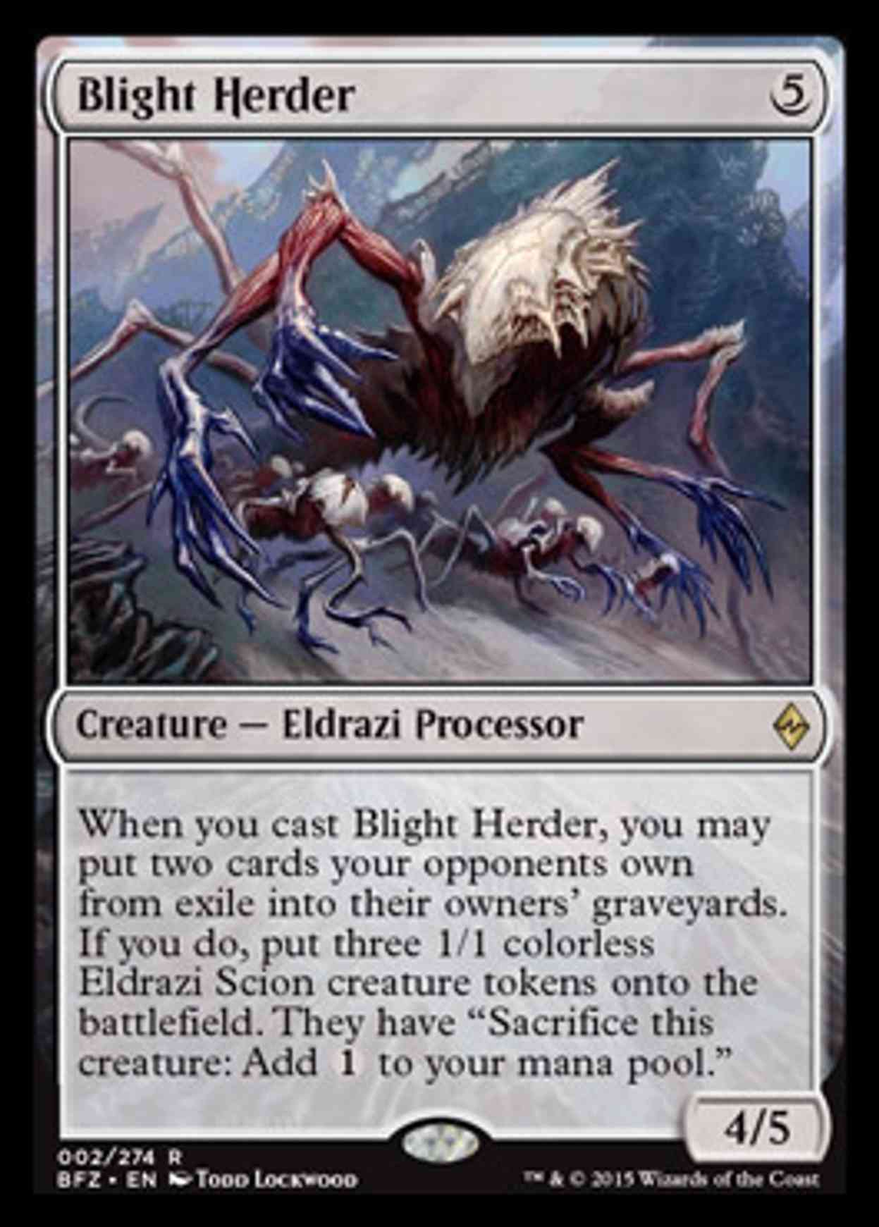 Blight Herder magic card front