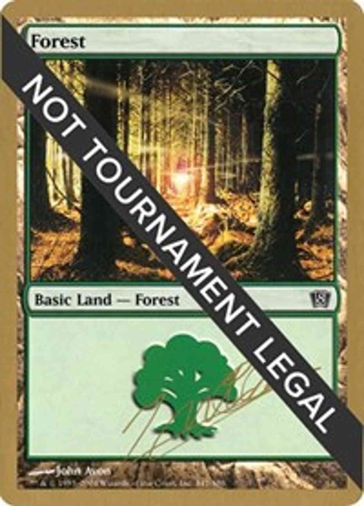 Forest (347) - 2004 Julien Nuijten (8ED) magic card front