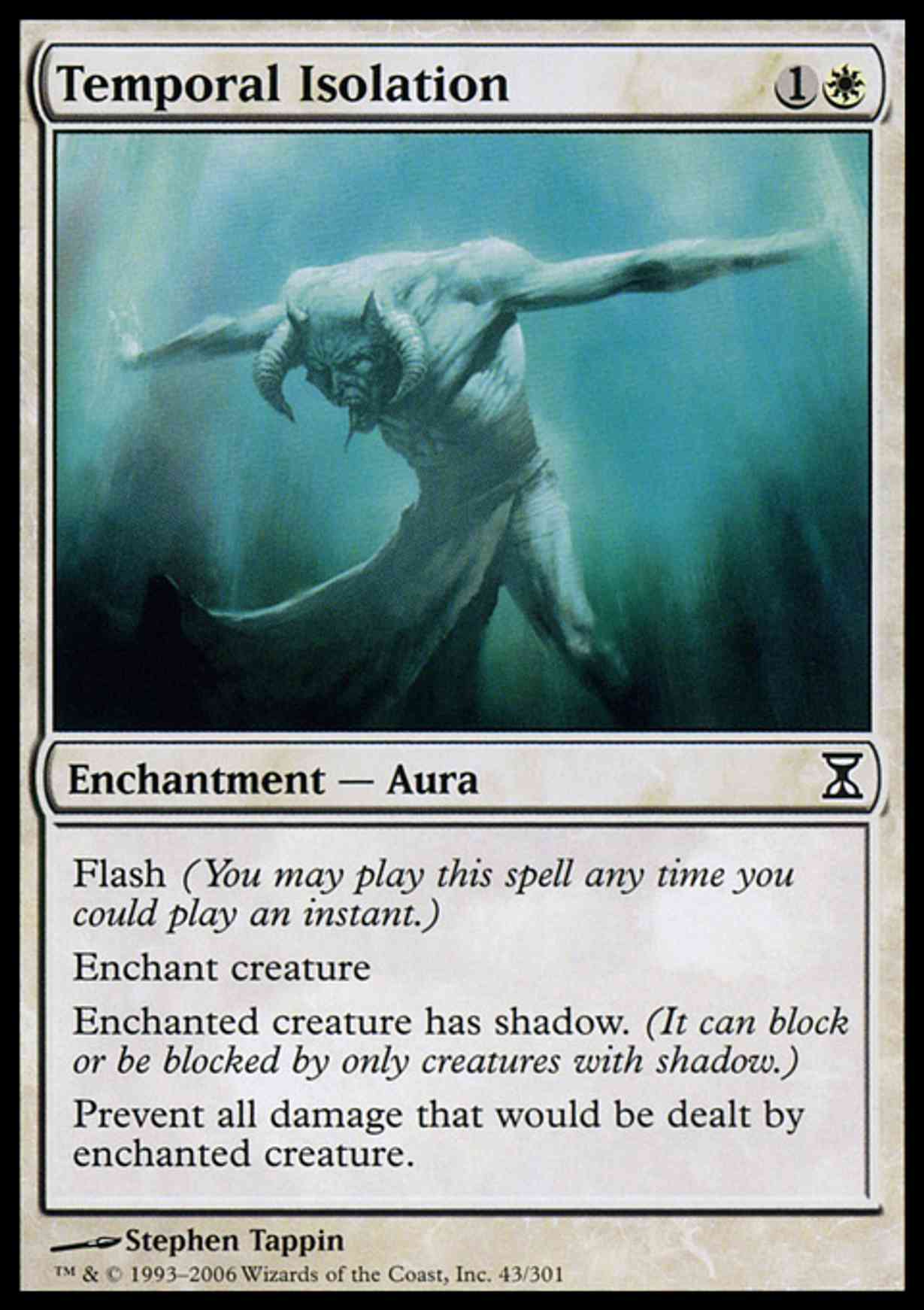 Temporal Isolation magic card front