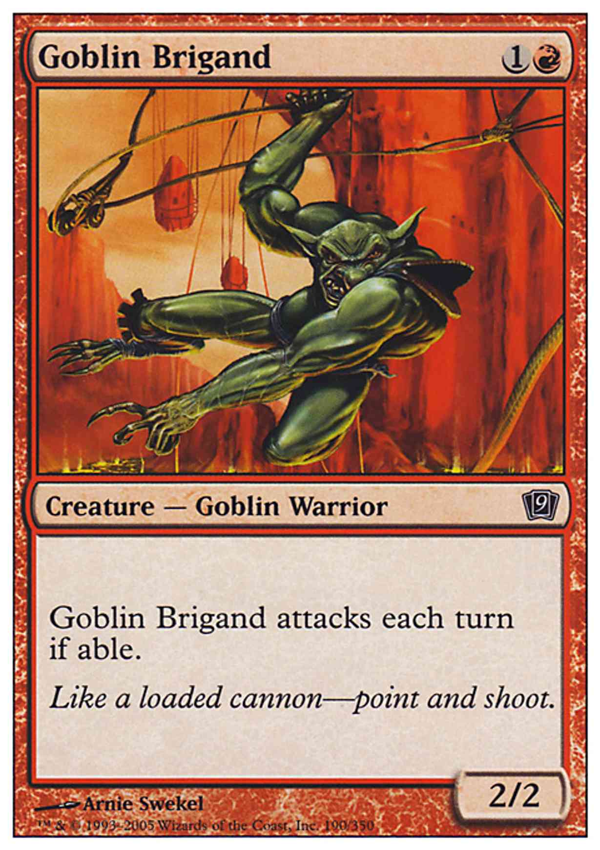 Goblin Brigand magic card front