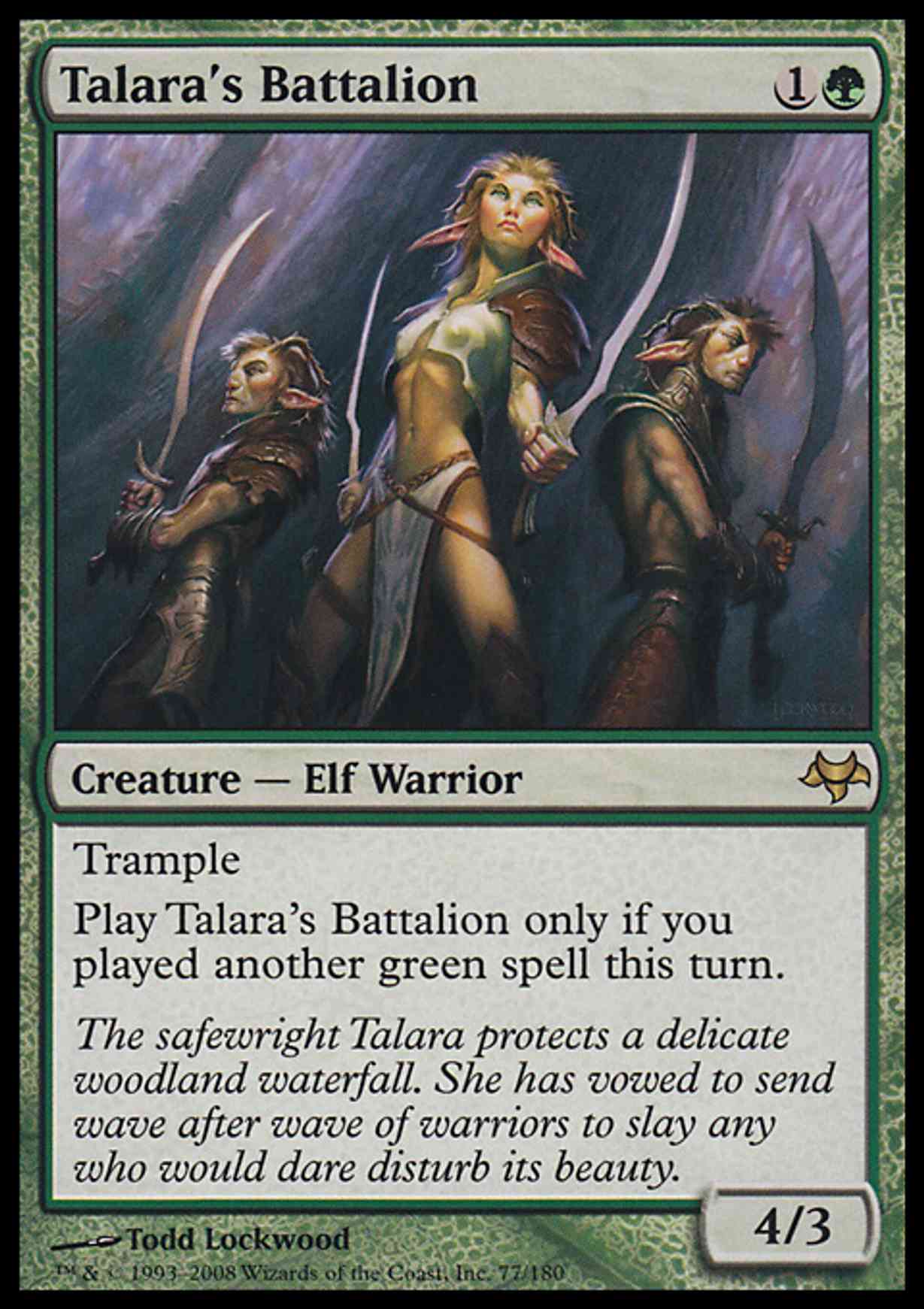 Talara's Battalion magic card front