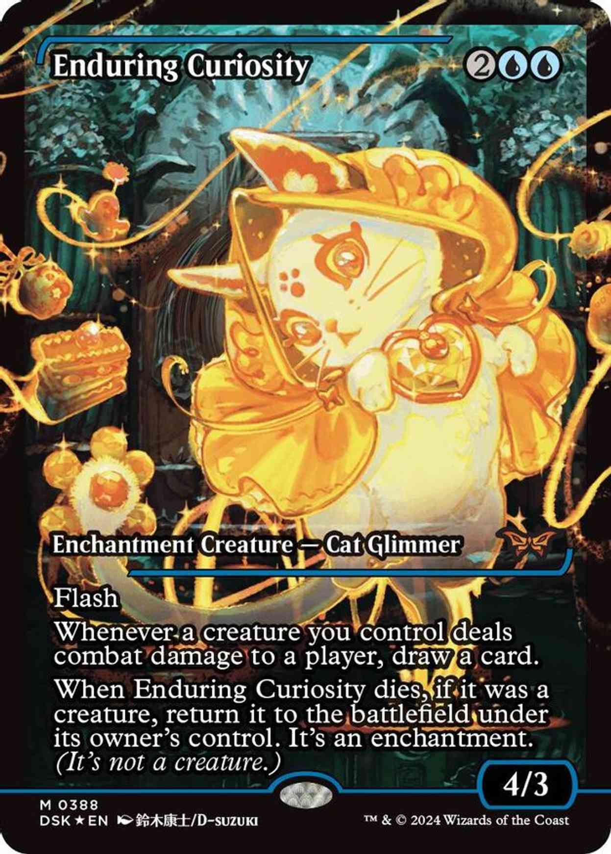 Enduring Curiosity (Japan Showcase) magic card front