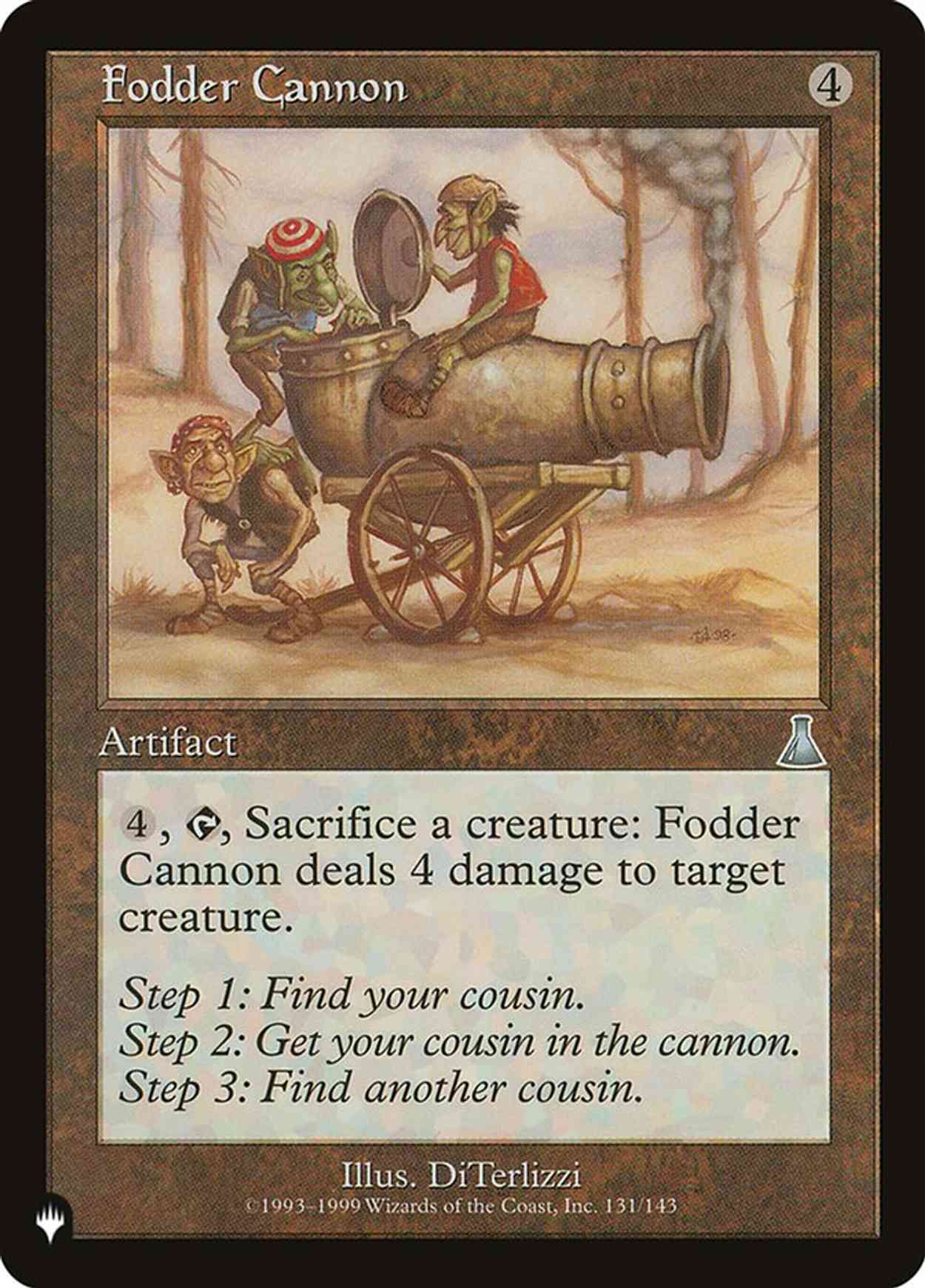 Fodder Cannon magic card front