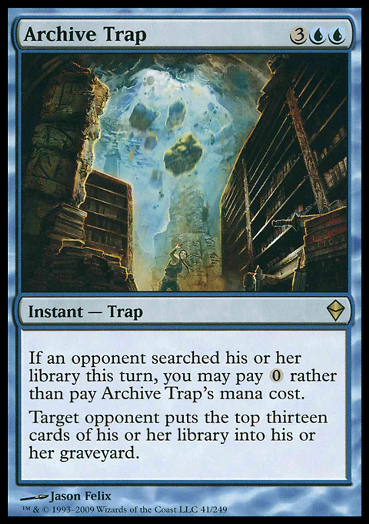 Archive Trap magic card front