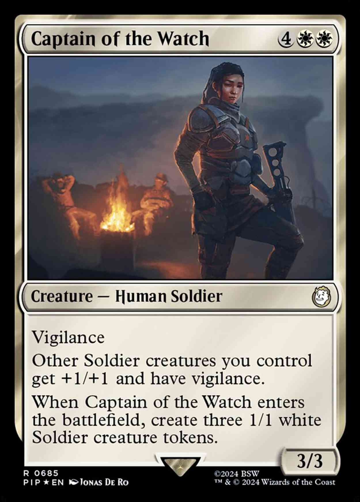 Captain of the Watch (Surge Foil) magic card front