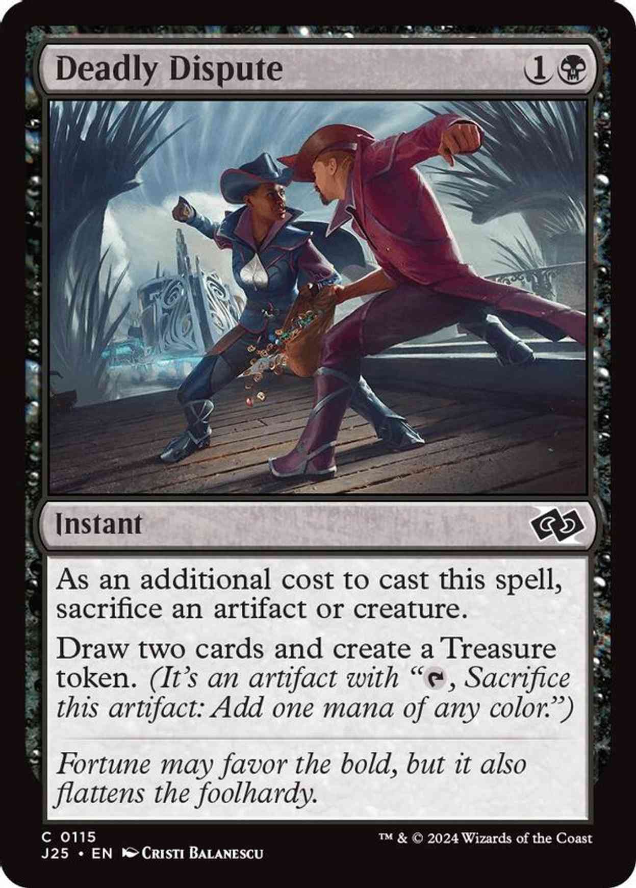 Deadly Dispute magic card front