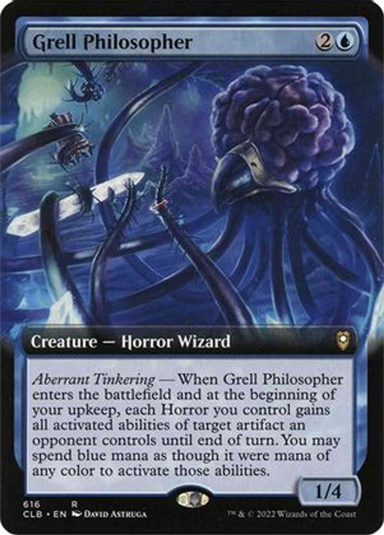Grell Philosopher (Extended Art) magic card front