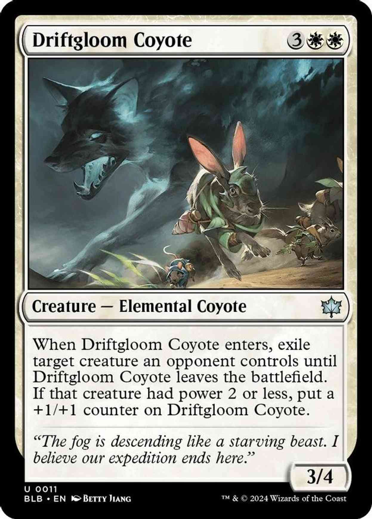 Driftgloom Coyote magic card front