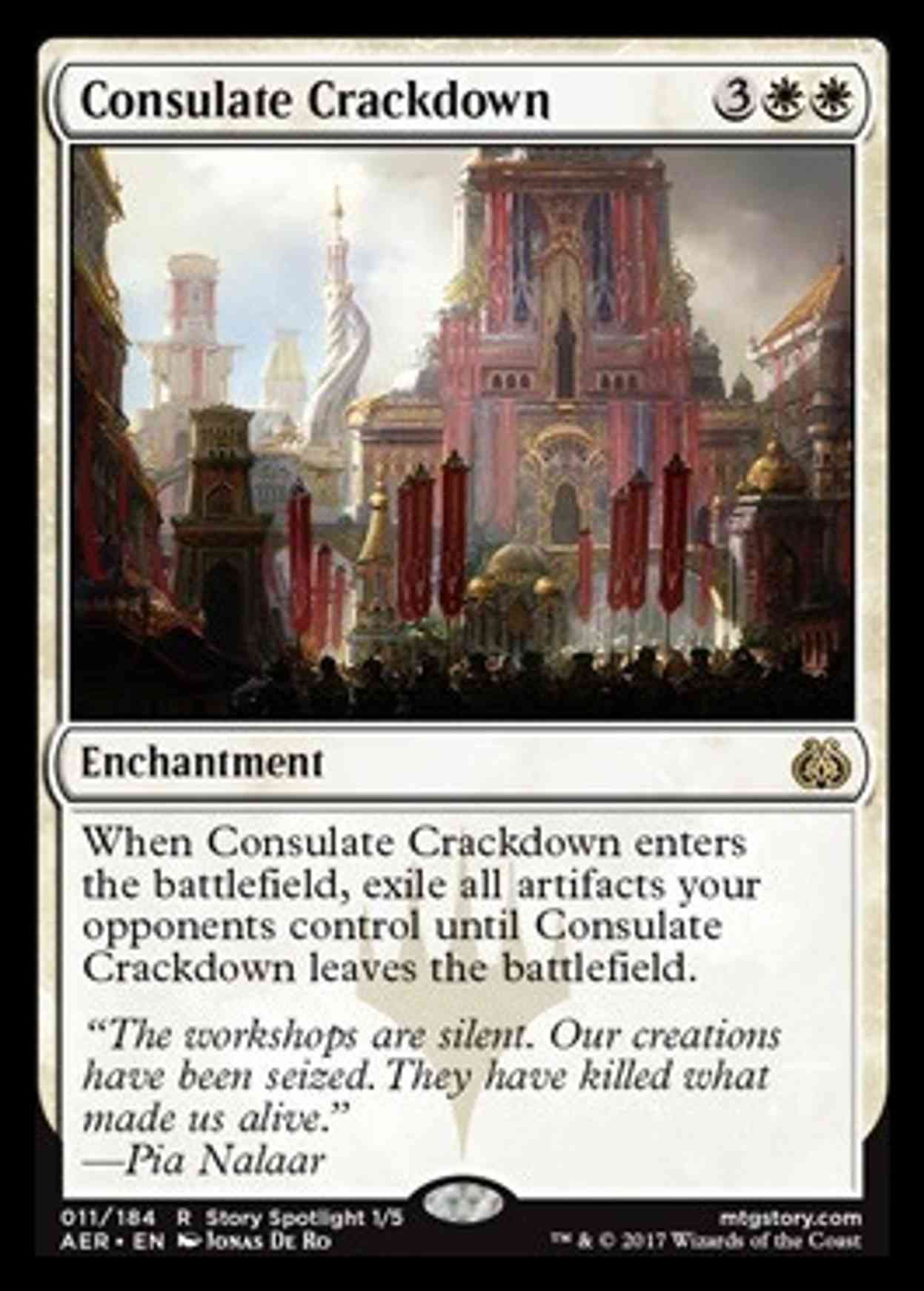 Consulate Crackdown magic card front