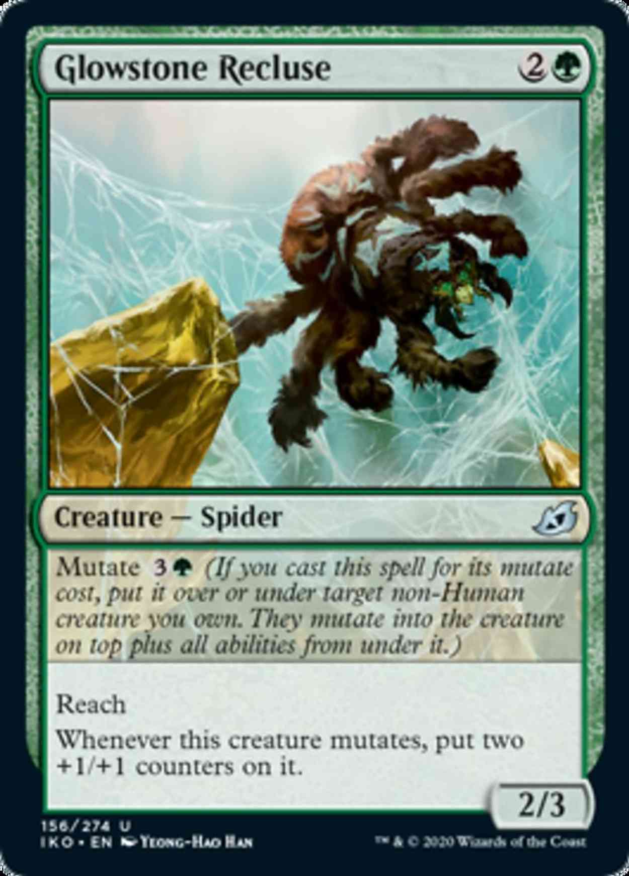 Glowstone Recluse magic card front