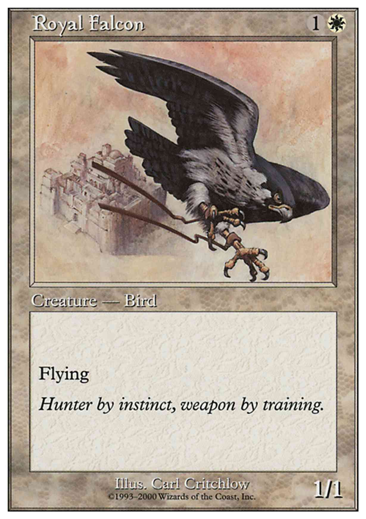 Royal Falcon magic card front
