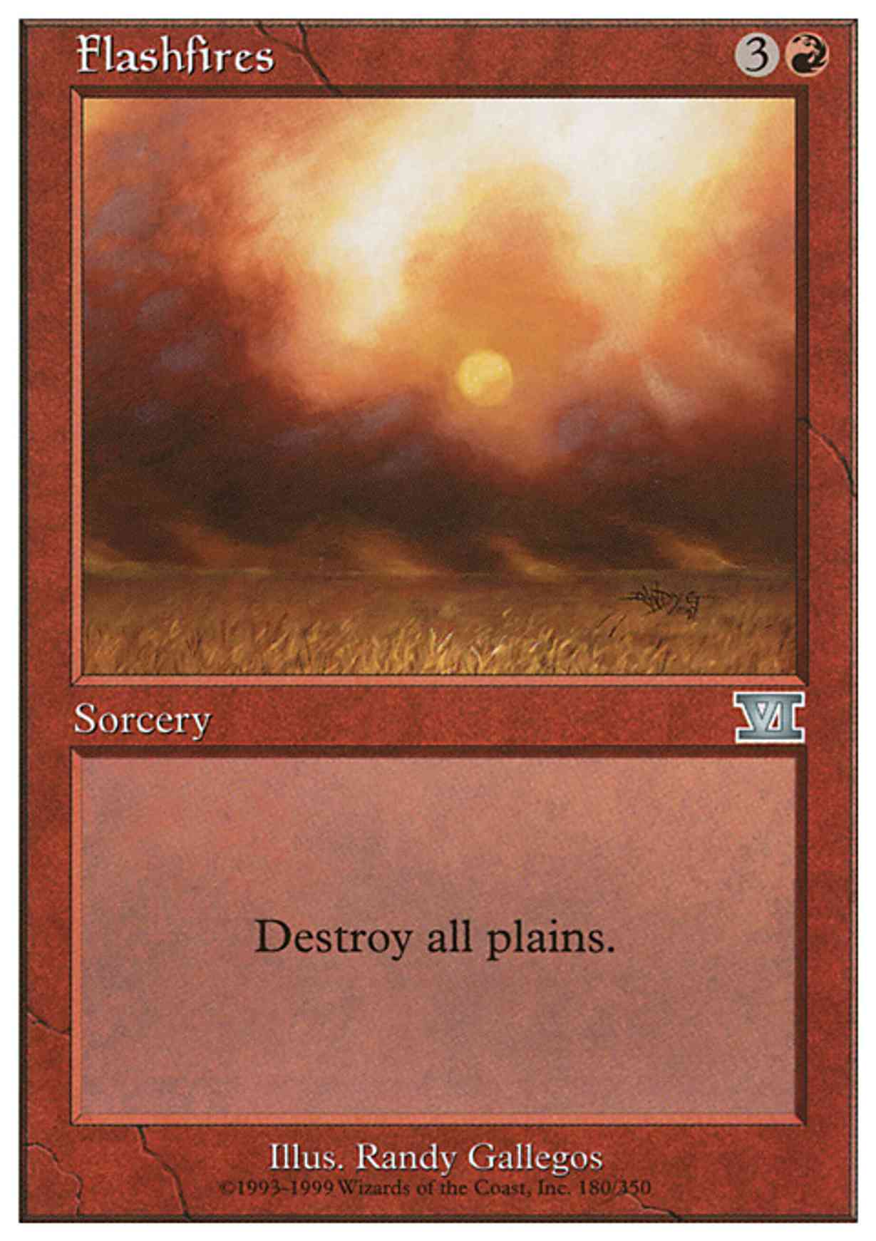 Flashfires magic card front