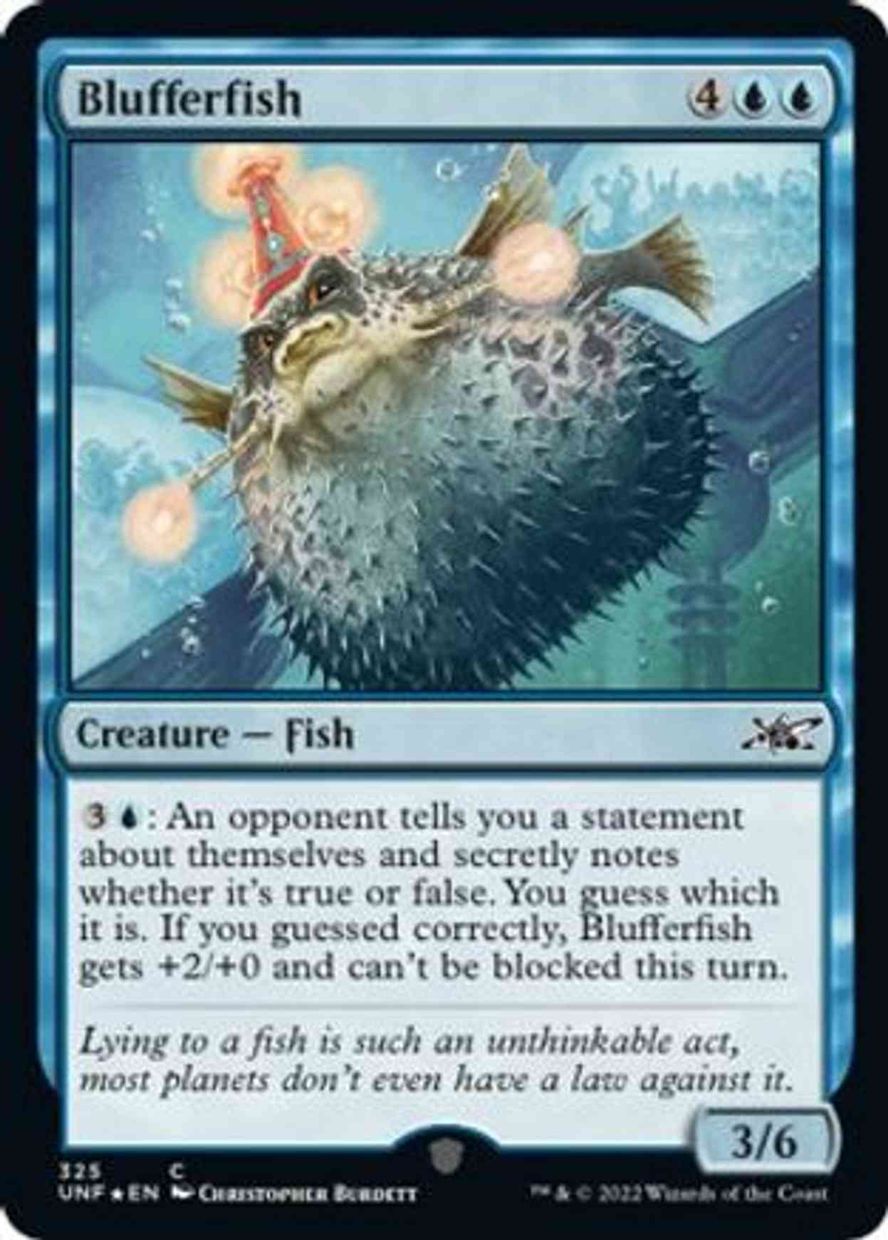 Blufferfish (Galaxy Foil) magic card front