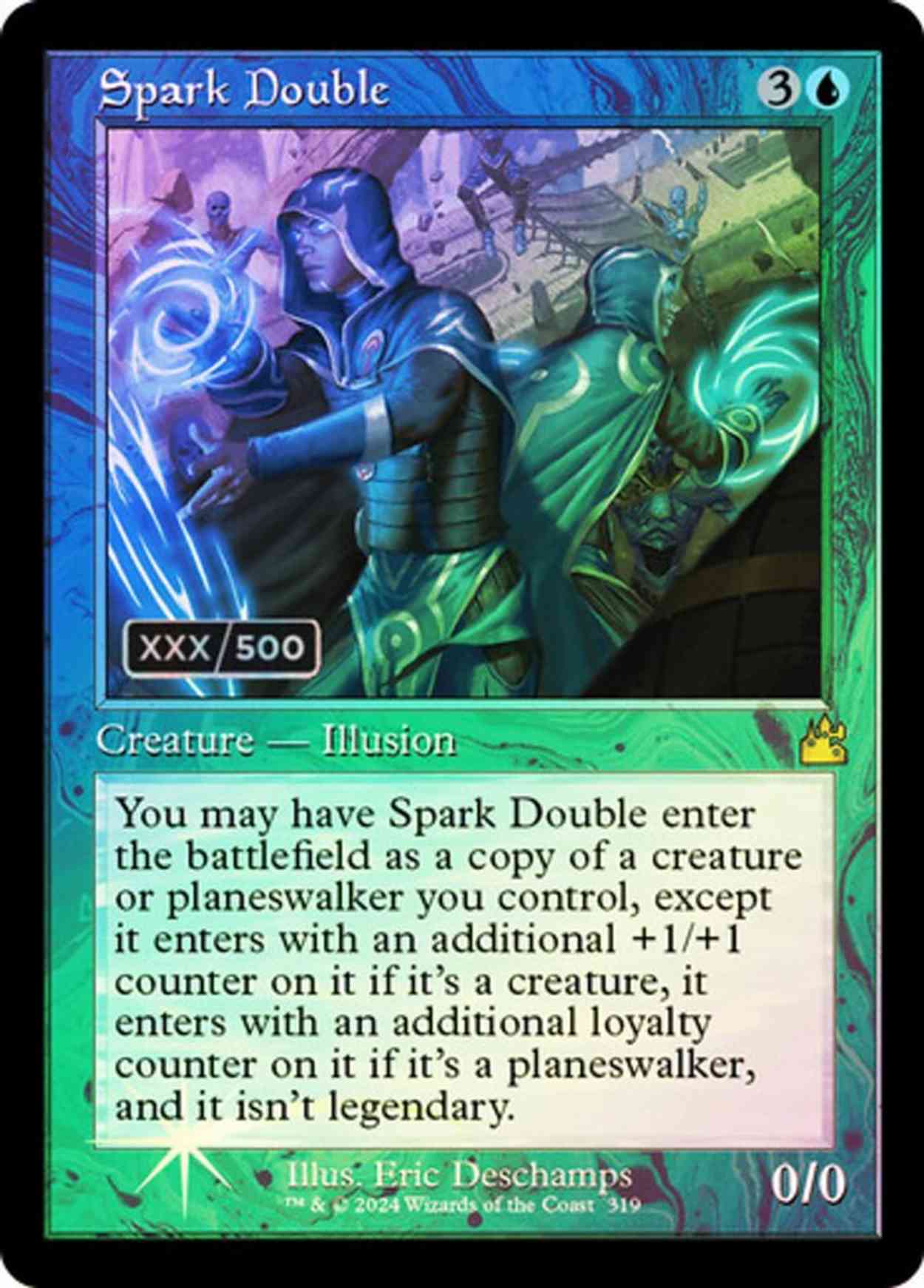 Spark Double (Retro Frame) (Serial Numbered) magic card front