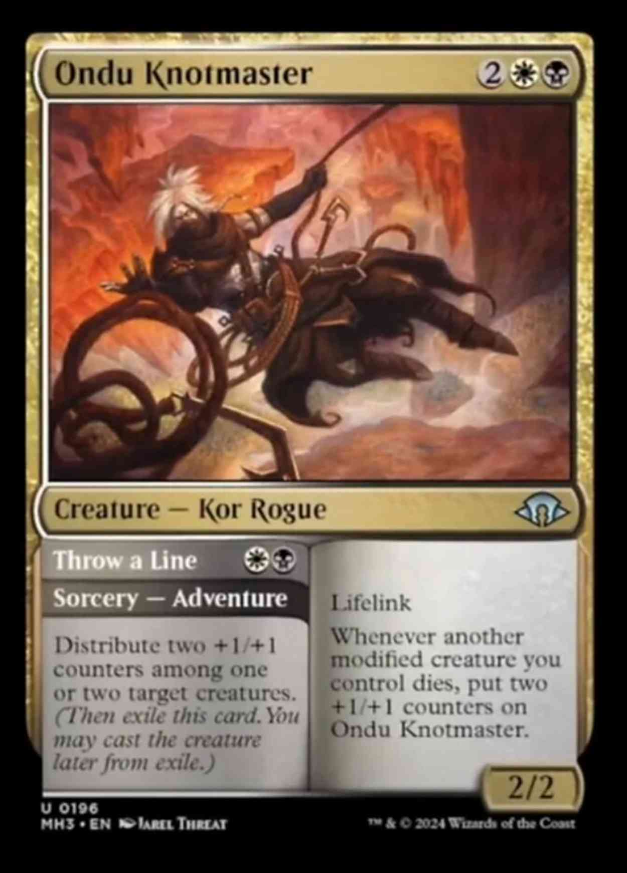 Ondu Knotmaster magic card front