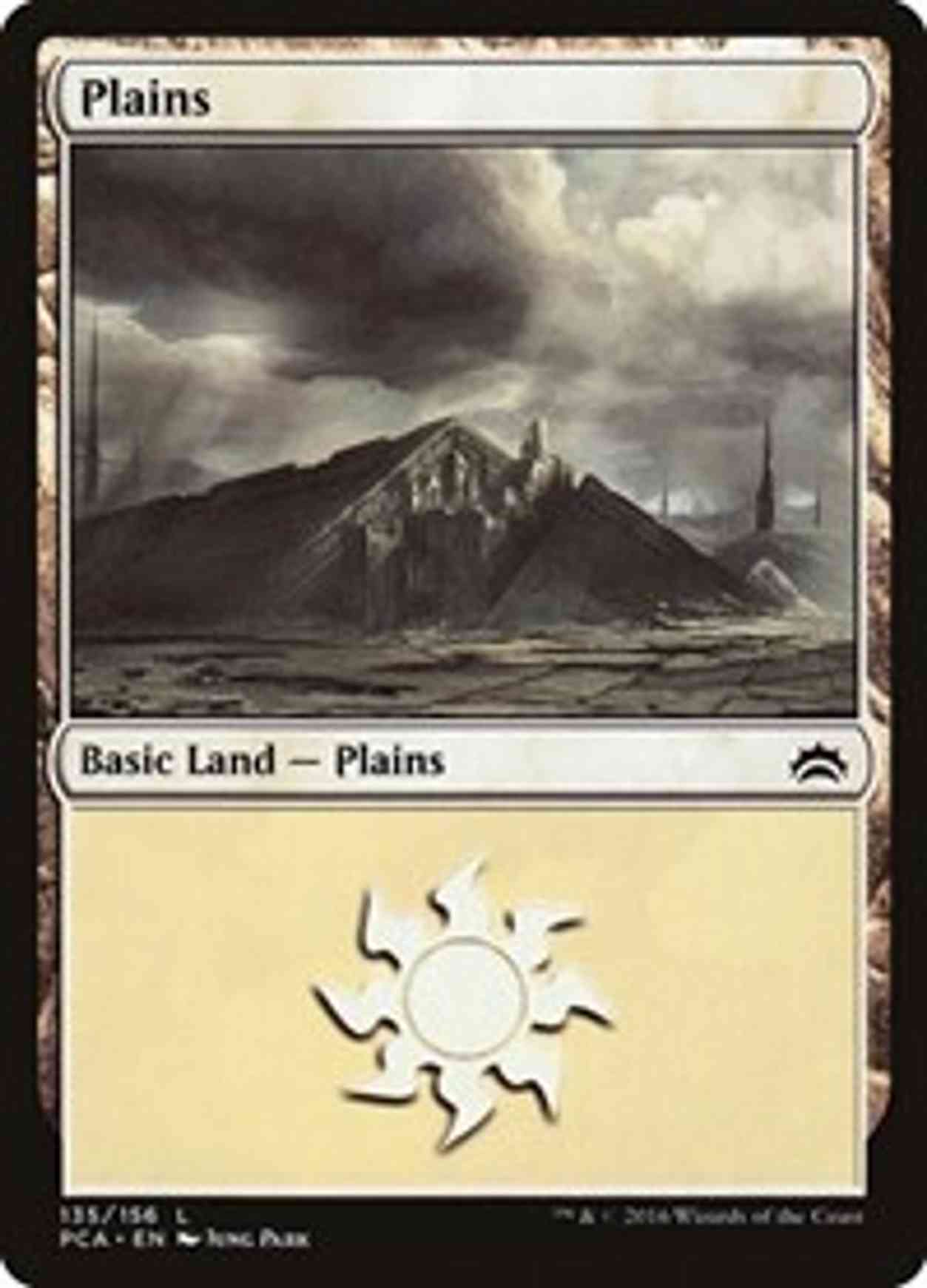 Plains (135) magic card front