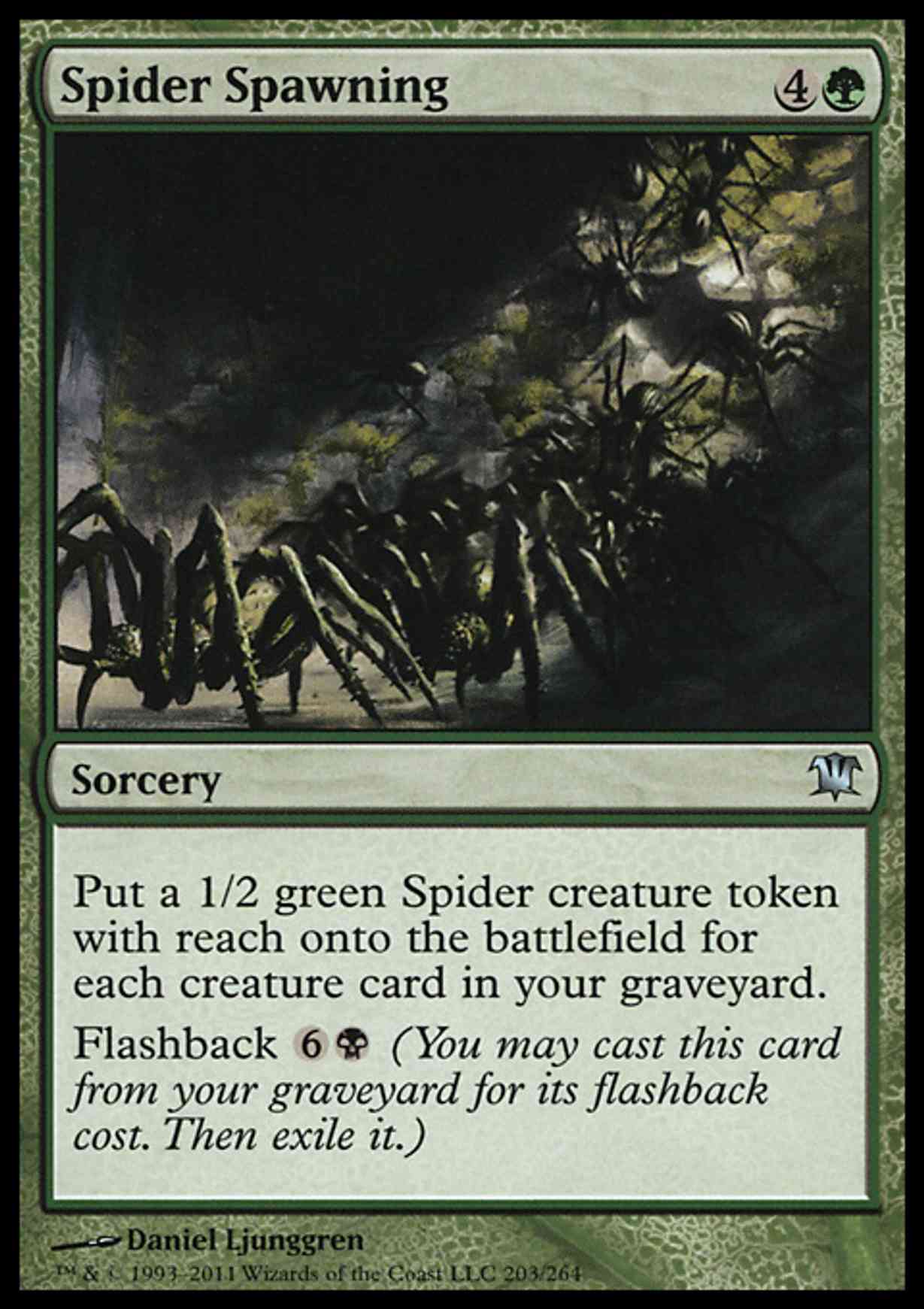 Spider Spawning magic card front