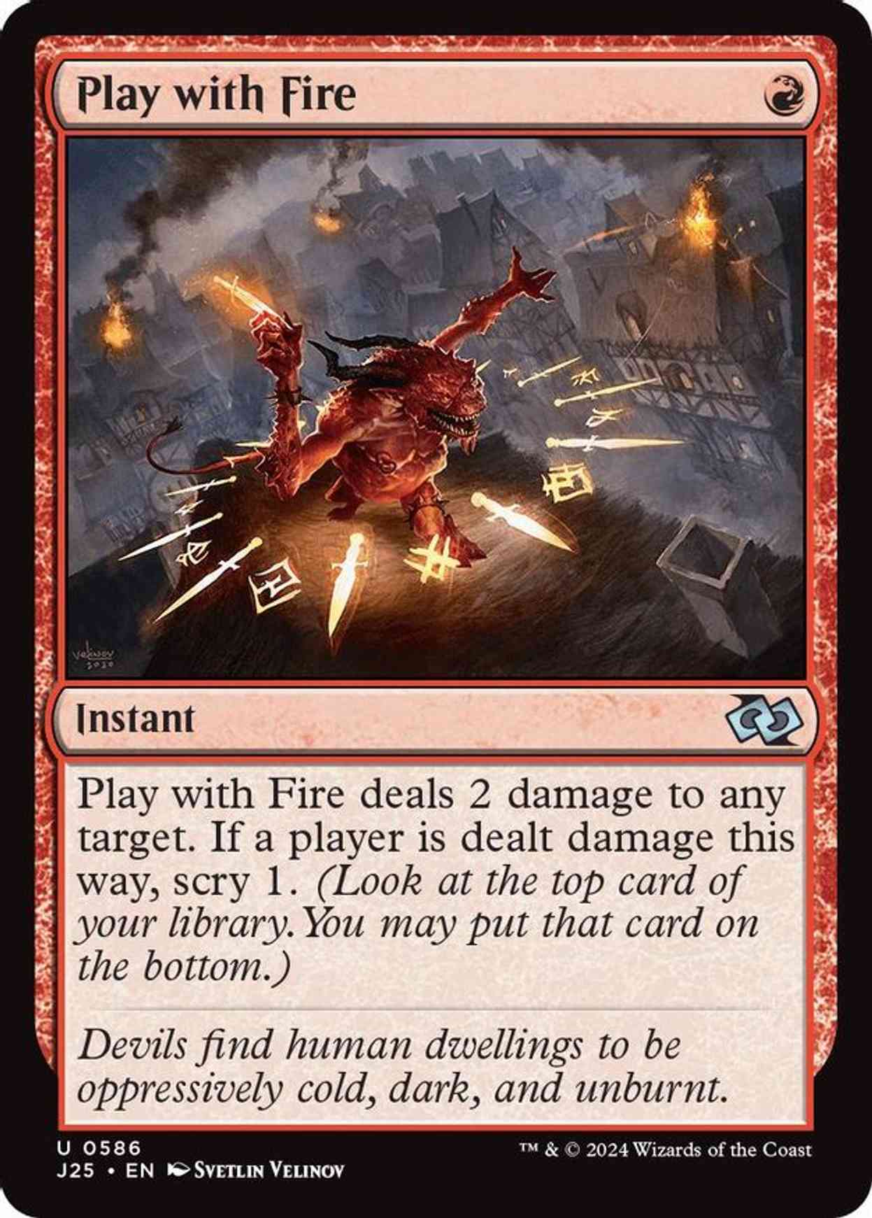 Play with Fire magic card front