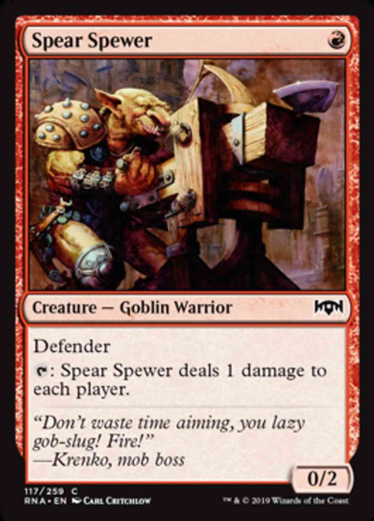 Spear Spewer magic card front