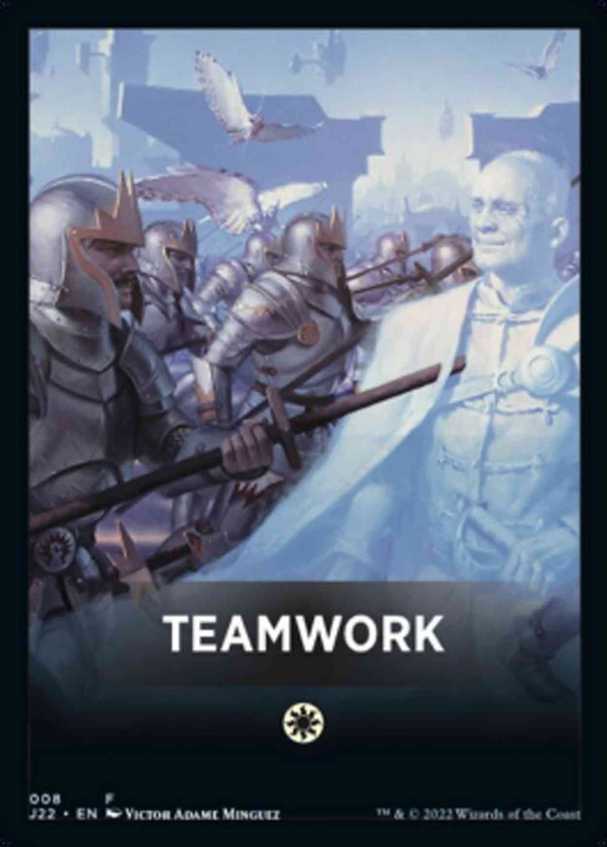 Teamwork Theme Card magic card front