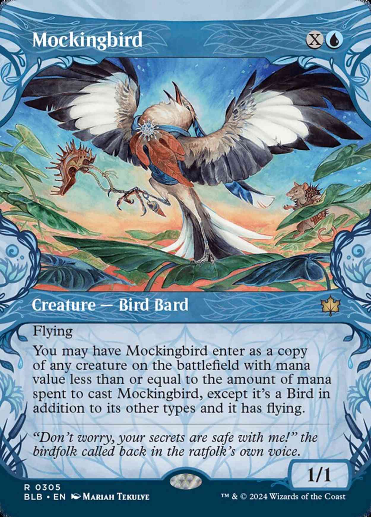 Mockingbird magic card front