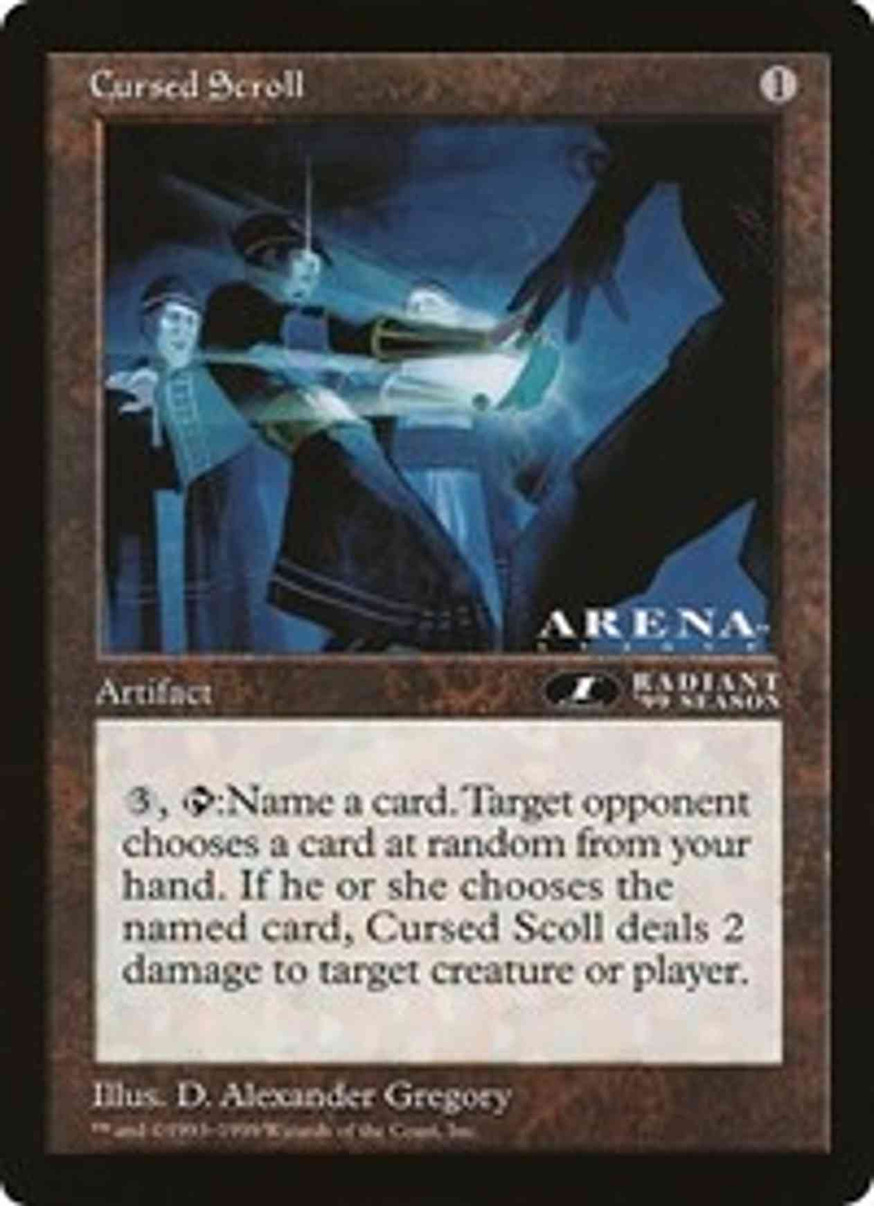 Cursed Scroll (Oversized) magic card front